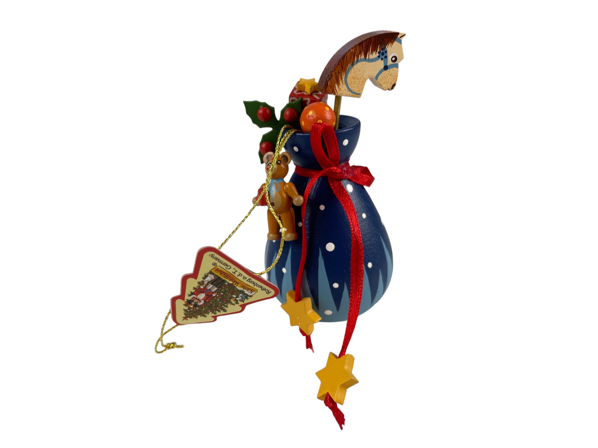 Käthe Wohlfahrt Erzgebirge Figur Sammler Holz Figur Ornament 9,5 cm. Top Zustand  