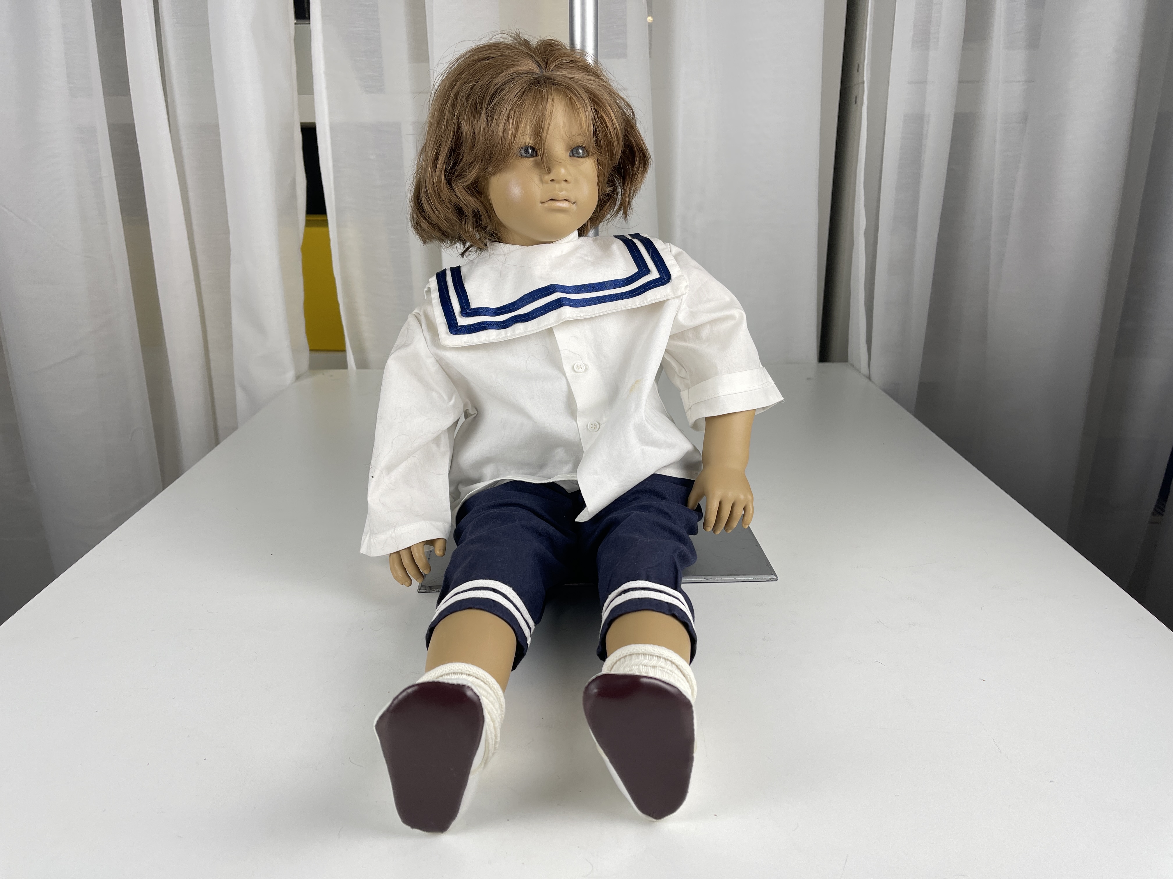 Künstlerpuppe Annette Himstedt Puppe Enzo 66 cm. Top Zustand 