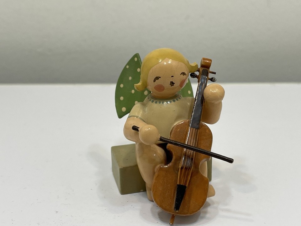 Wendt und Kühn Erzgebirge Figur Engel 5 cm Top Zustand   