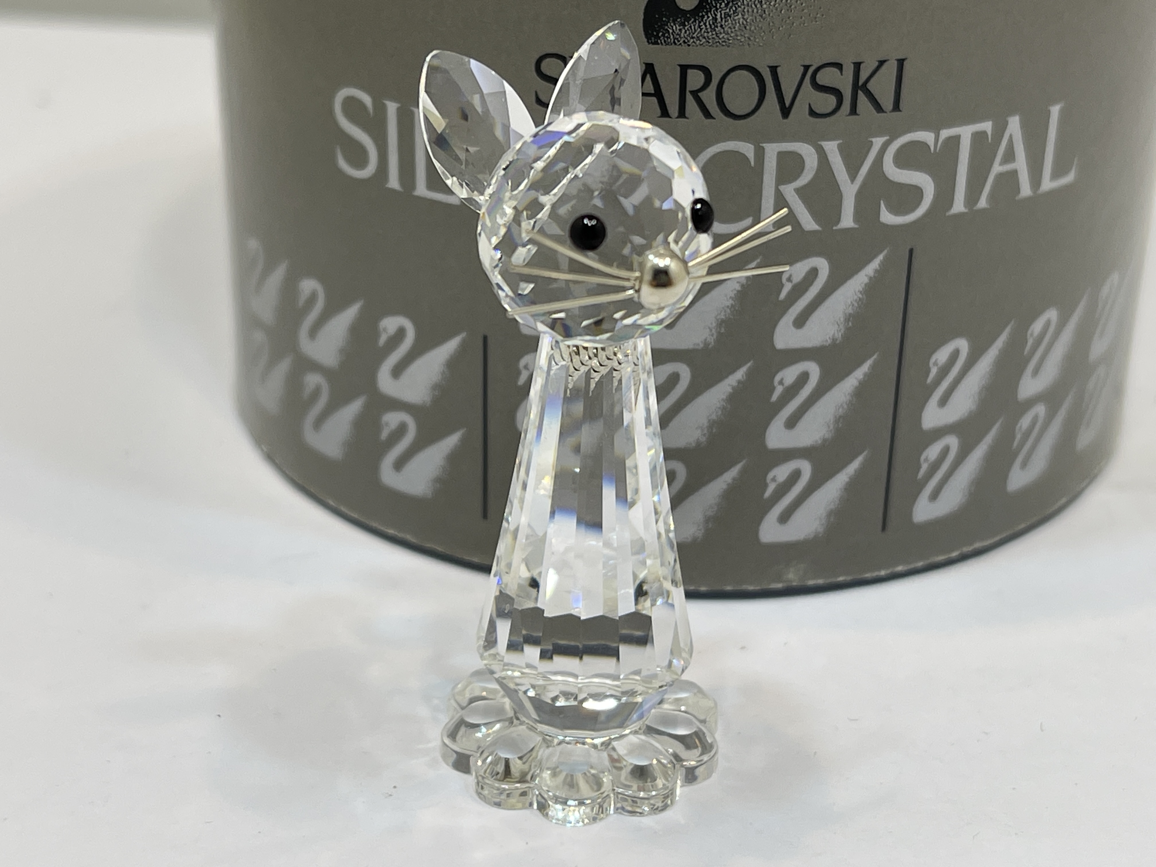Swarovski Figur 183274 Katze 5 cm. - Ovp + Zertifikat - Top Zustand. 