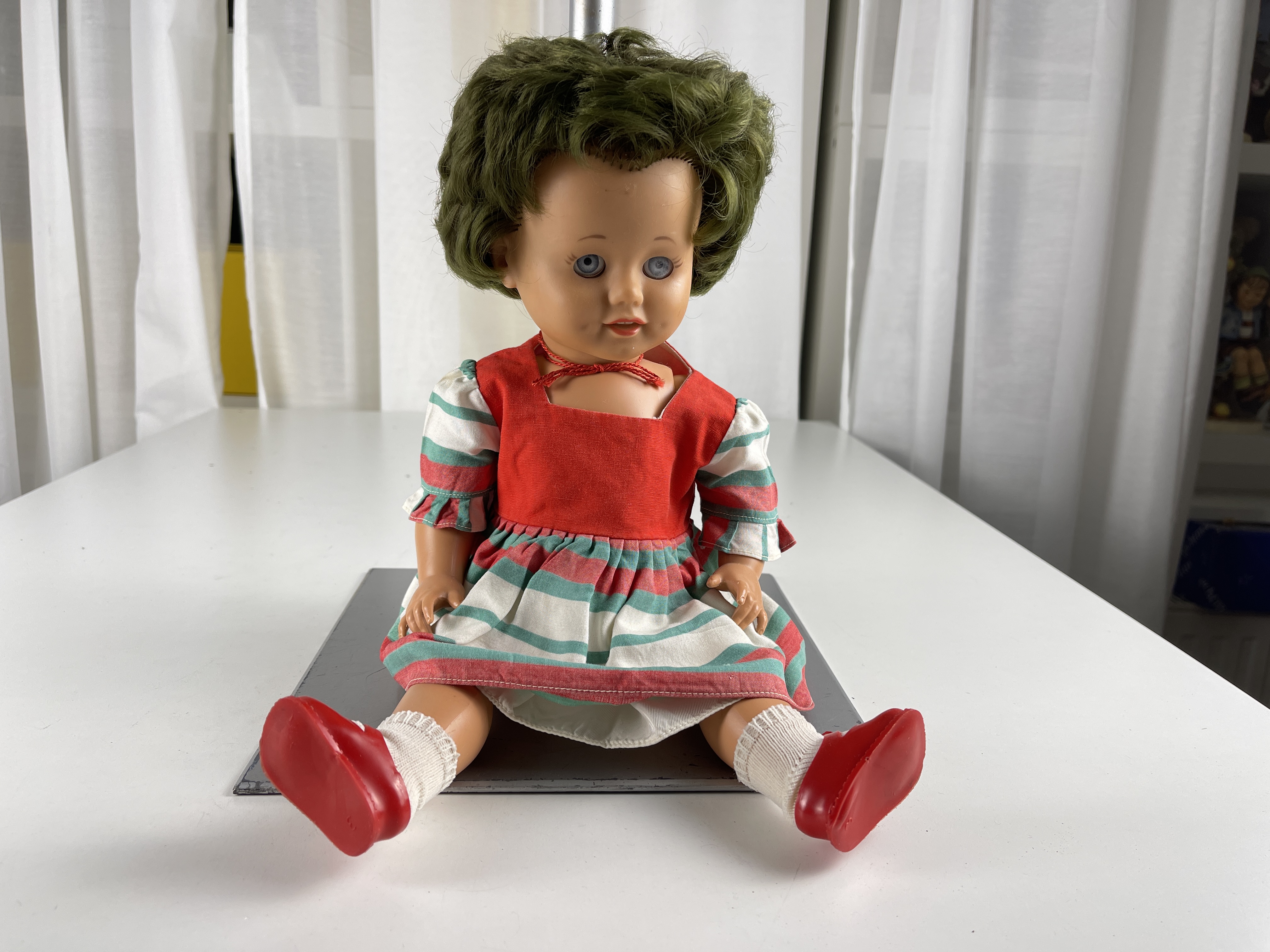 Schildkrötpuppe Sammler Puppe 40 cm. Top Zustand.