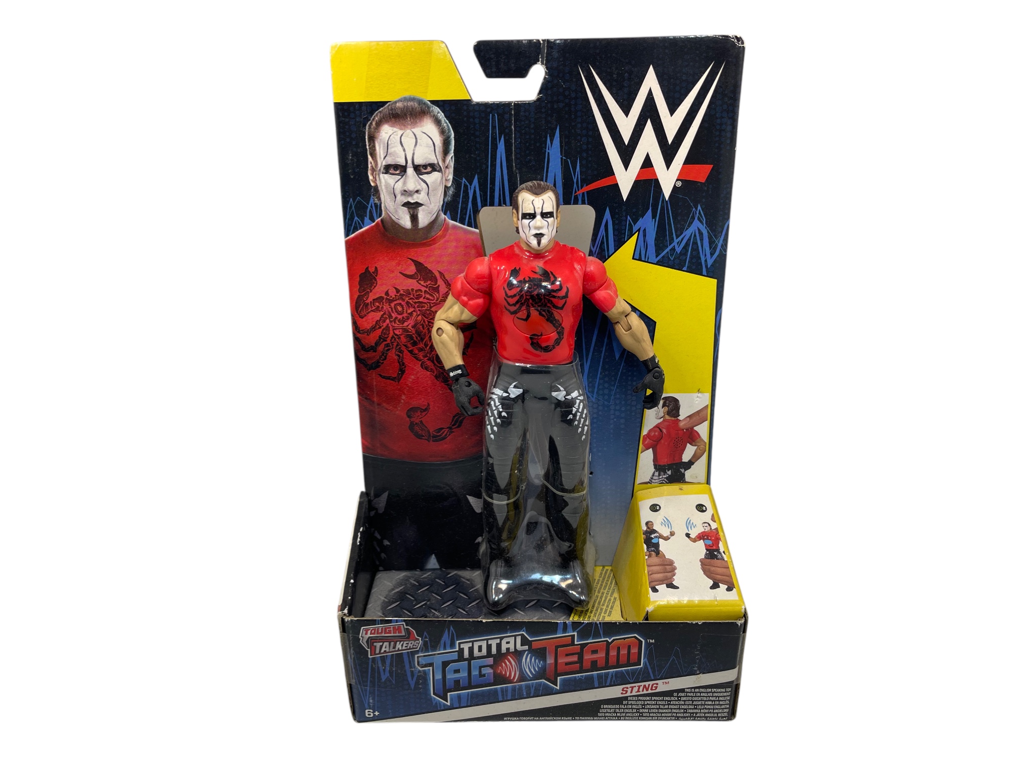 WWE TAG TEAM Figur Sting ca. 19 cm & OVP - Top Zustand    