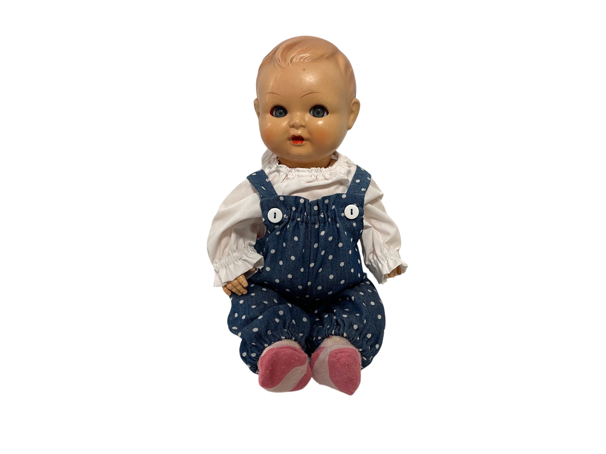 Künstlerpuppe Vinyl Puppe 38 cm Zustand Siehe Fotos.