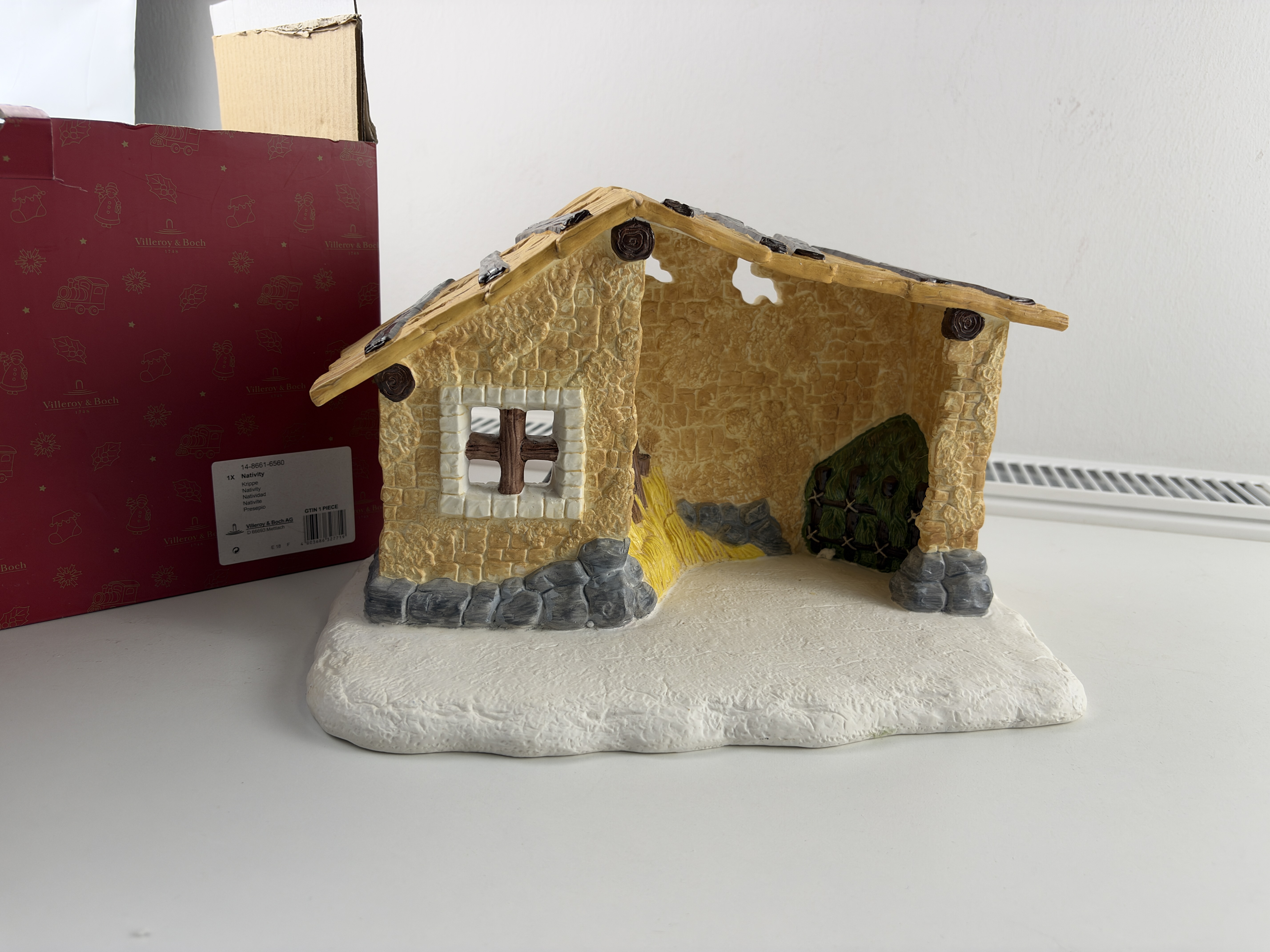 Villeroy & Boch Porzellan Figur Krippe 21 x 32 x 22 cm 1 Wahl Top Zustand  