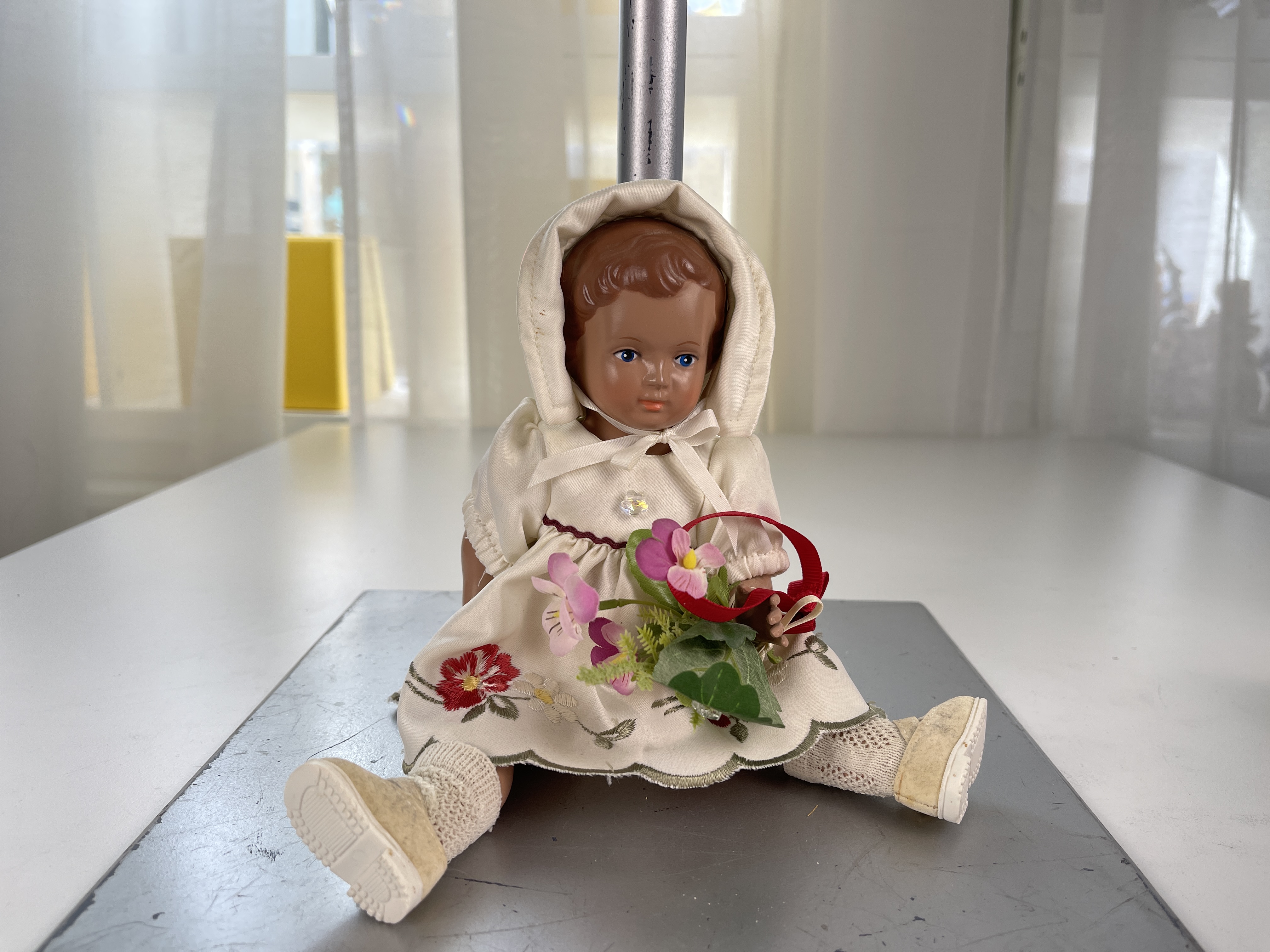 Schildkrötpuppe Tortulon Puppe 24 cm Zustand siehe Fotos