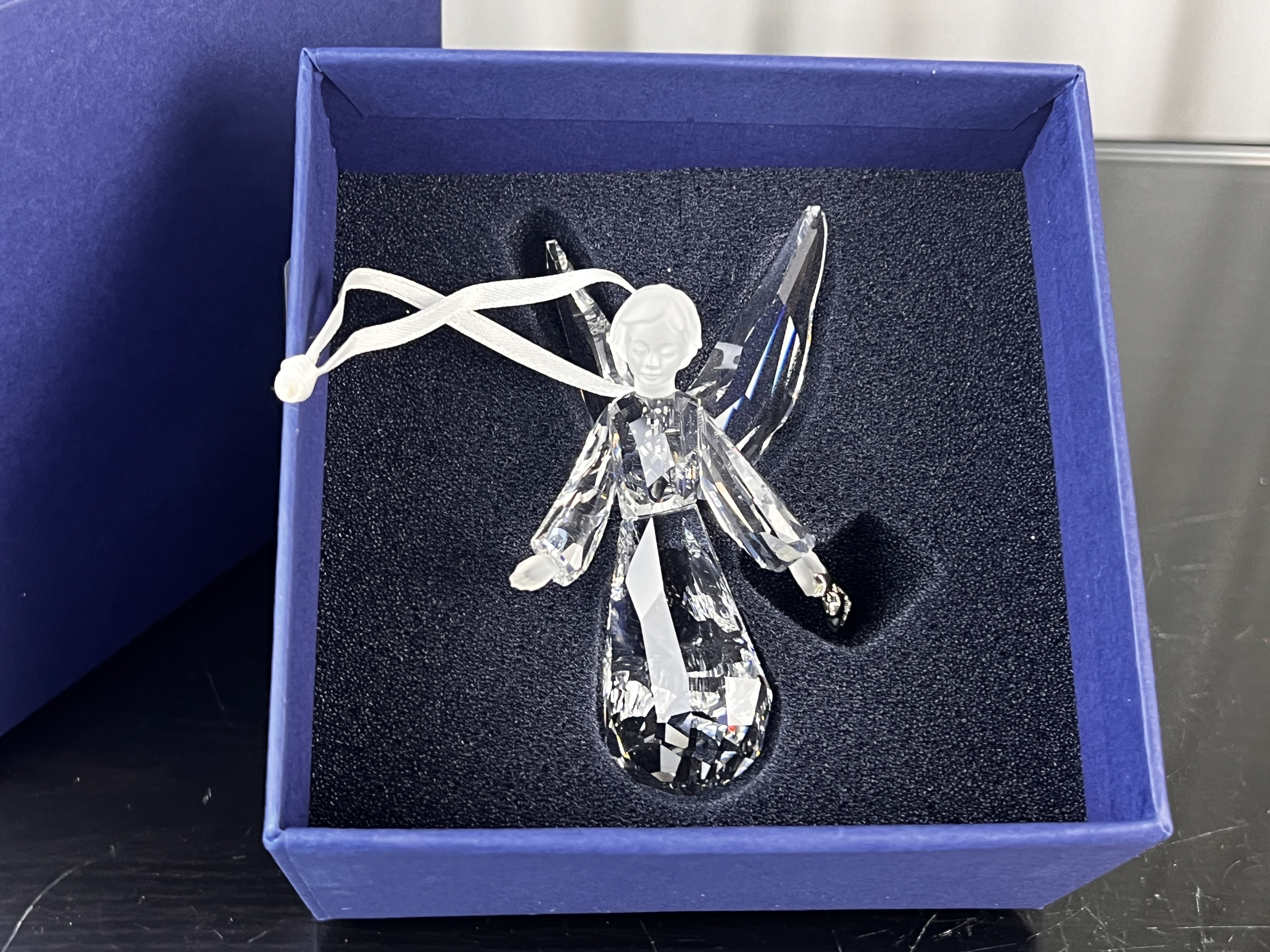 Swarovski Figur 939734 Weihnachtsengel 2008 Ornament 8 cm. Top Zustand   