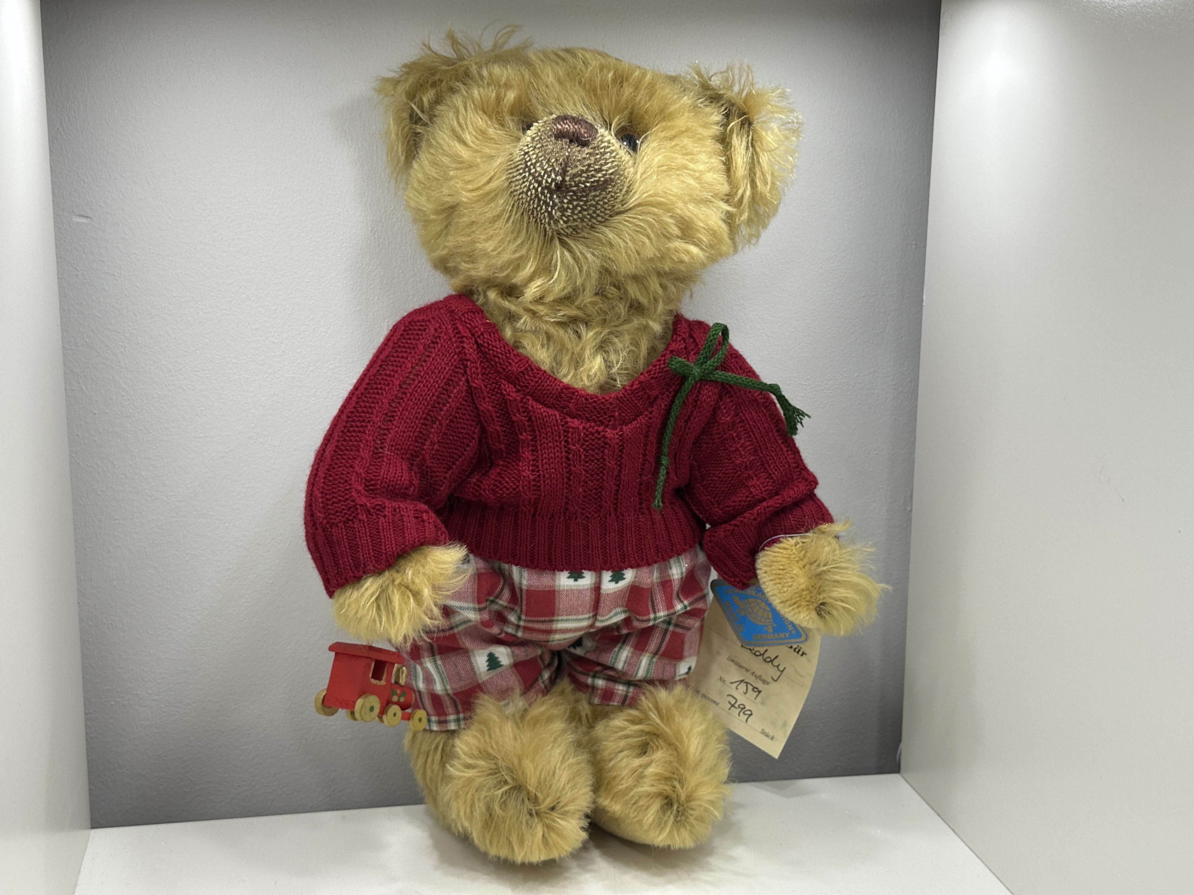 Künstlerbär Sammler Schildkröt-Bär Teddybär 31 cm. Top Zustand 