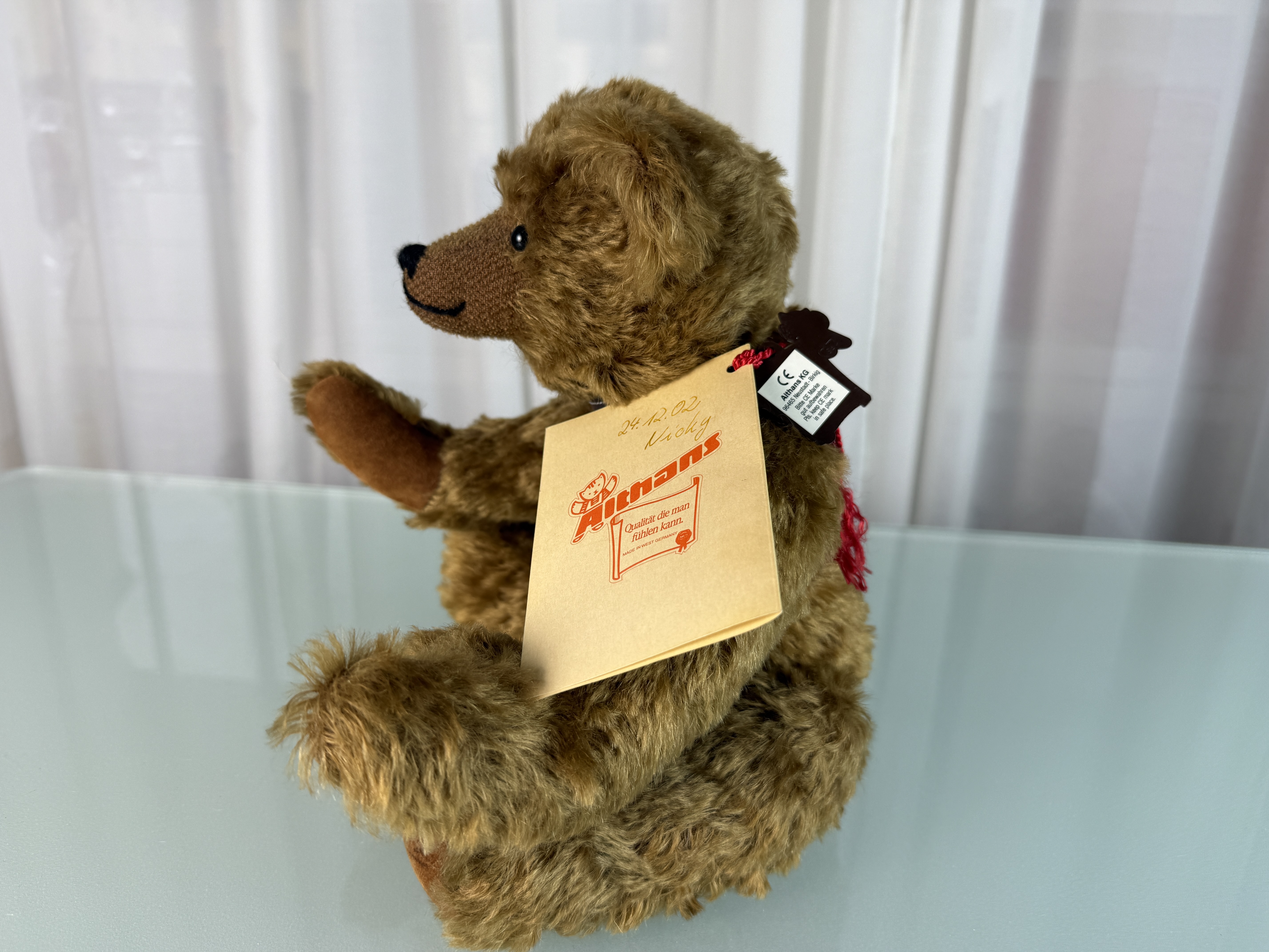 Künstlerbär Teddy Bär Althans Bär Künstlerbär Teddy Bär 32 cm Top Zustand.   