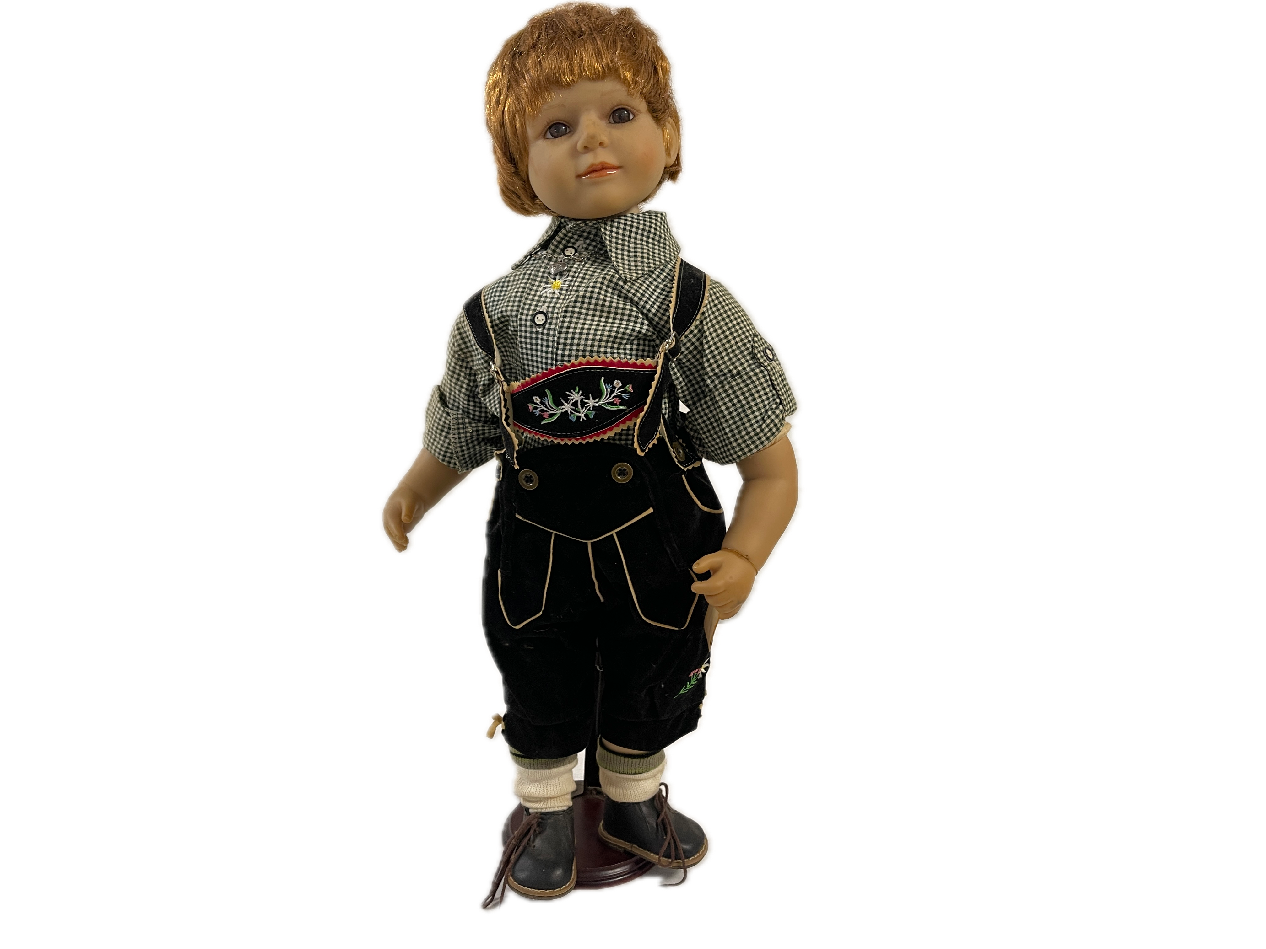 Künstlerpuppe Vinyl Puppe 75 cm.  Zustand siehe Fotos  