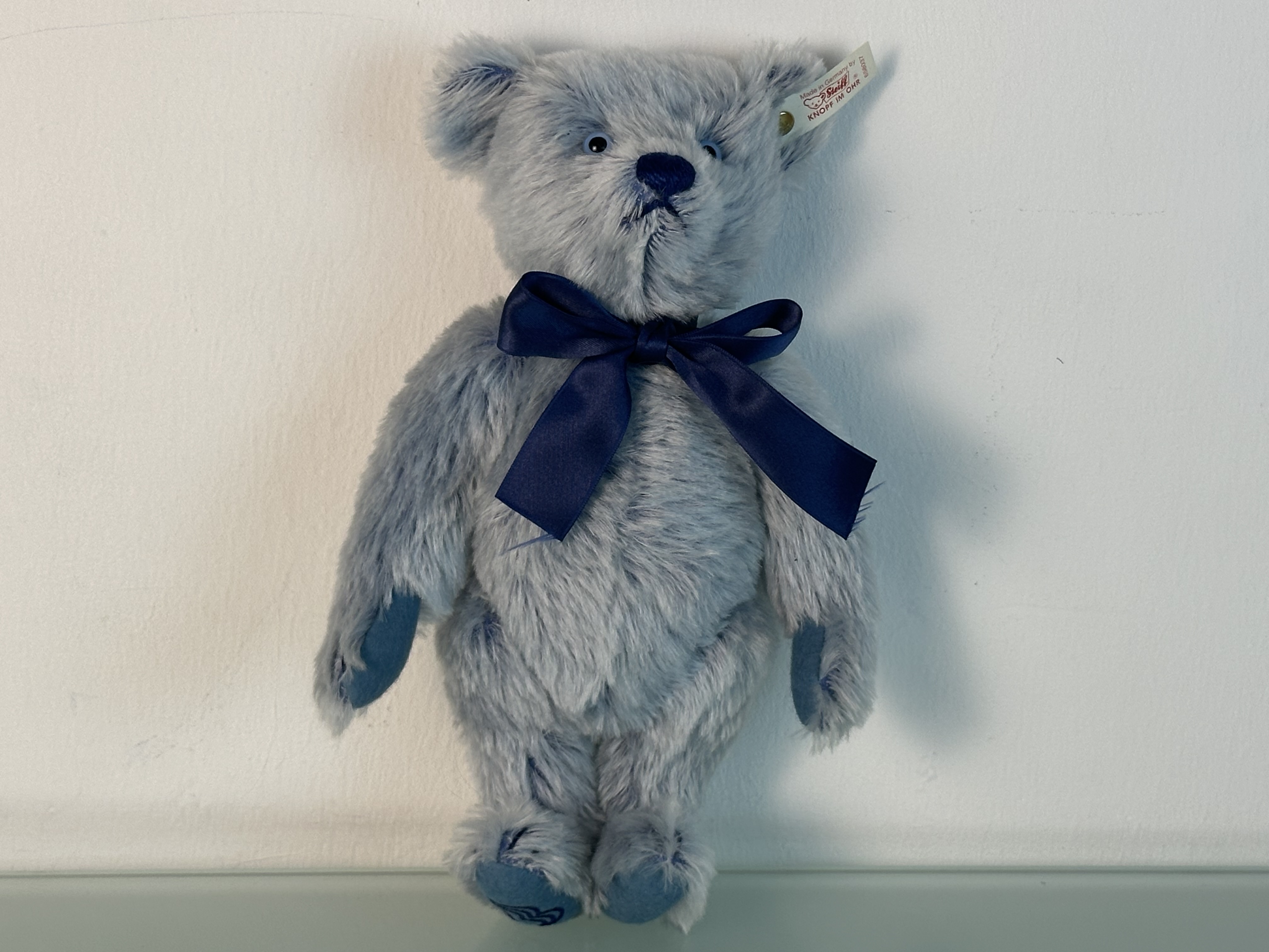 Steiff Tier 658037 Belgian Beach Teddybär 28 cm. Top Zustand