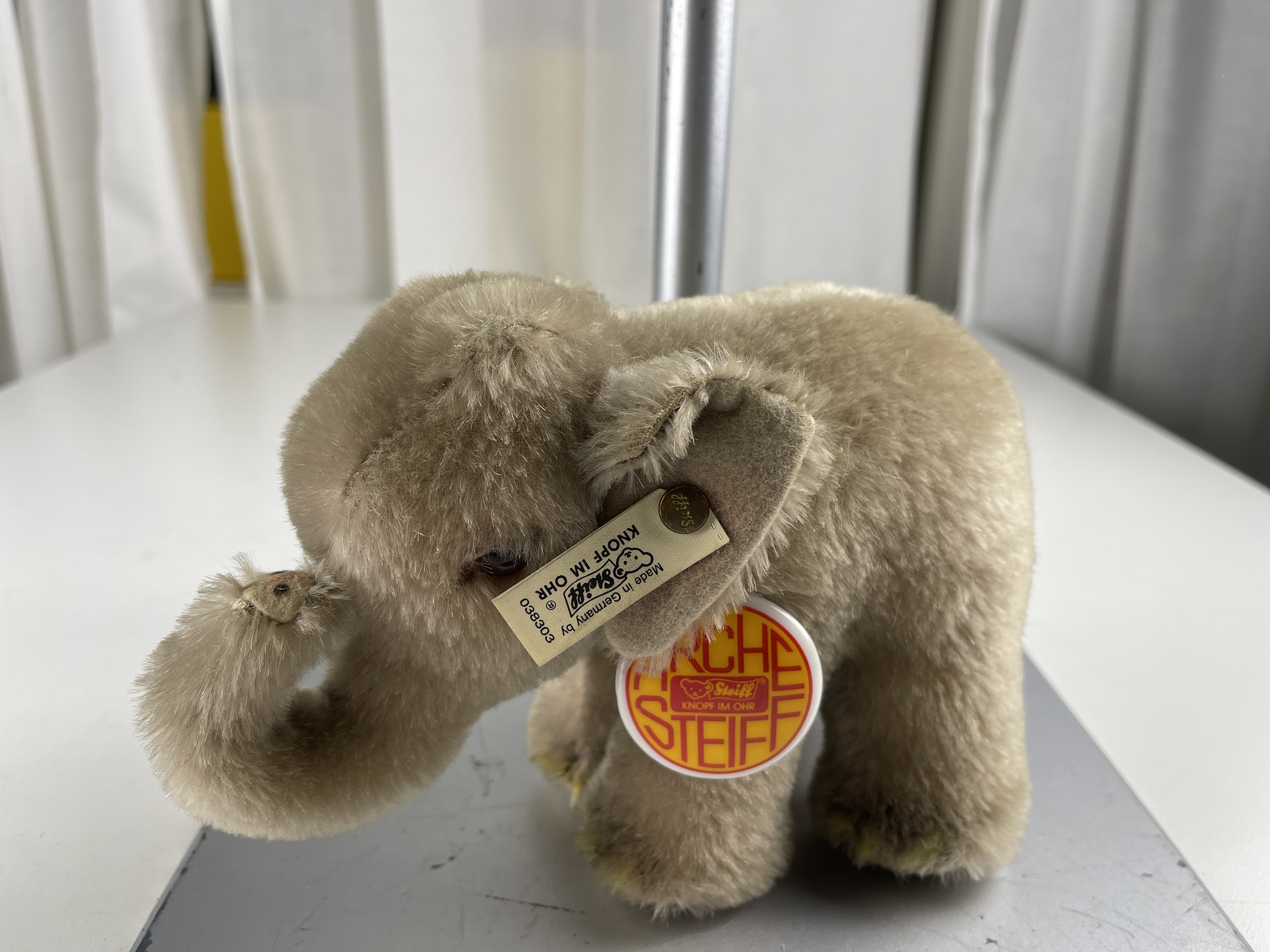 Steiff Tier 038303 Elefant der Steiff Arche 15 cm - Top Zustand 