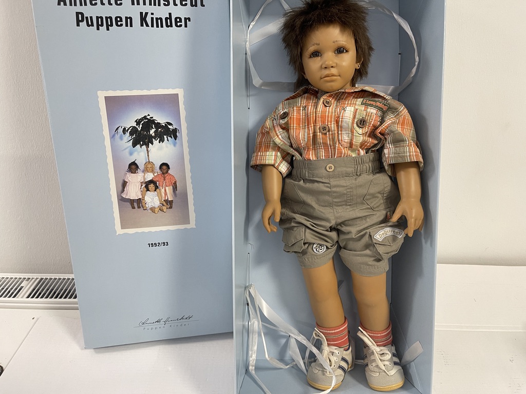 Annette Himstedt Vinyl Puppe Kai 65 cm. Top Zustand    