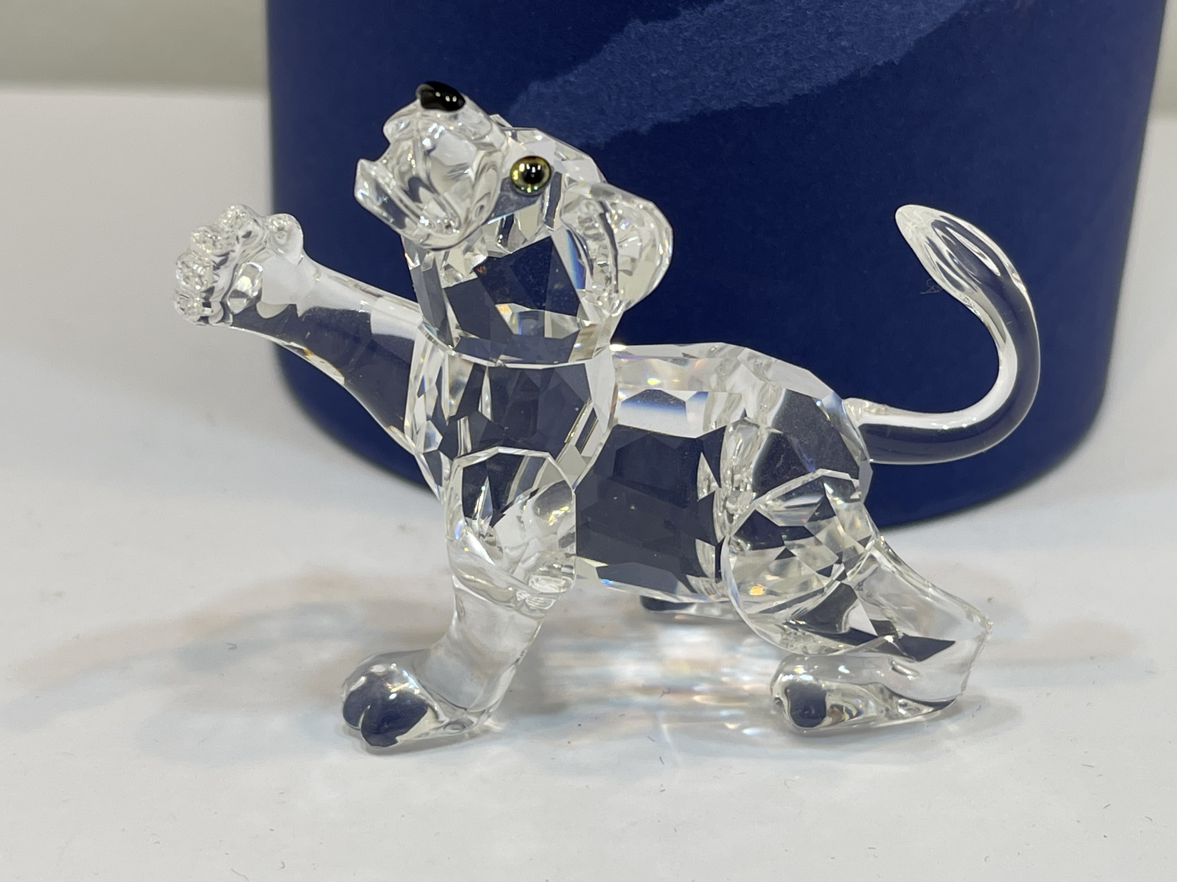  Swarovski Figur 210460 Baby Löwe, Jungtier 6,5 cm. mit Ovp & Zertifikat. Top Zustand   