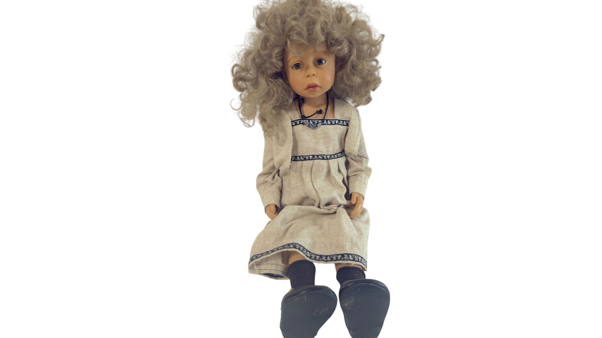 Künstlerpuppe Philip Heath Vinyl Puppe 60 cm Guter Zustand 