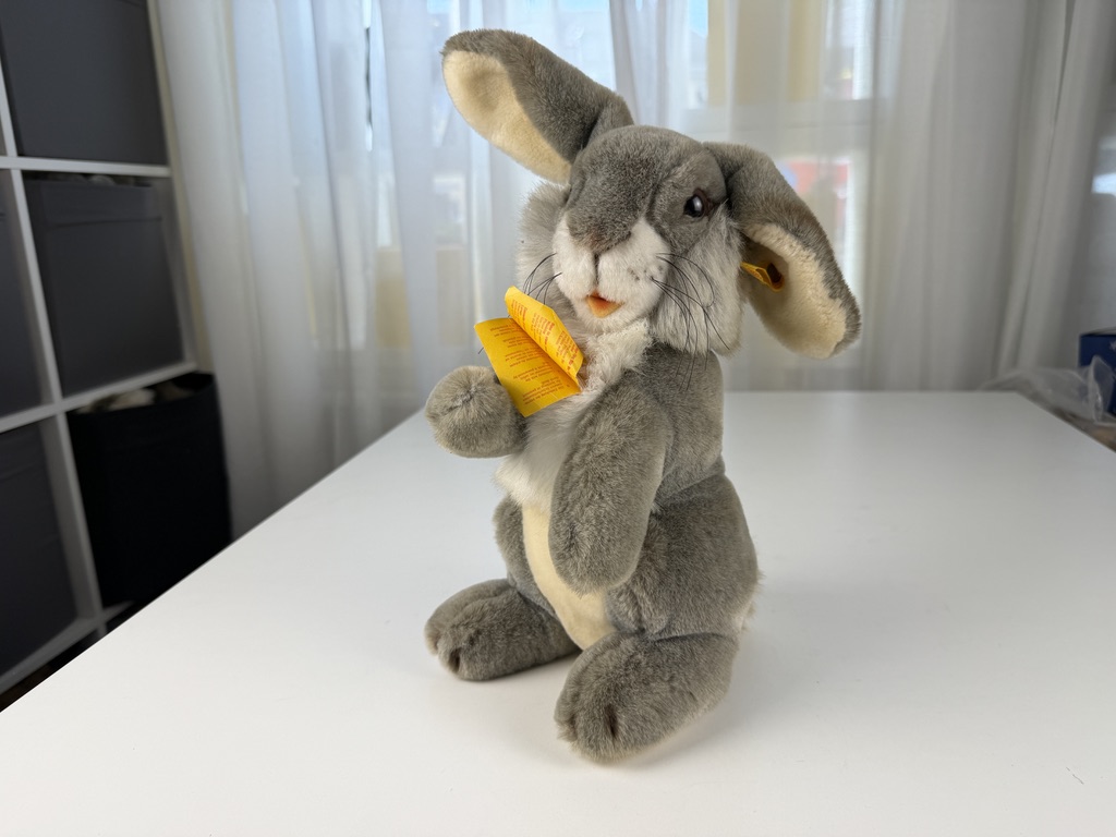 Steiff Tier 2955/32 Hase Mummy 32 cm Top Zustand.   