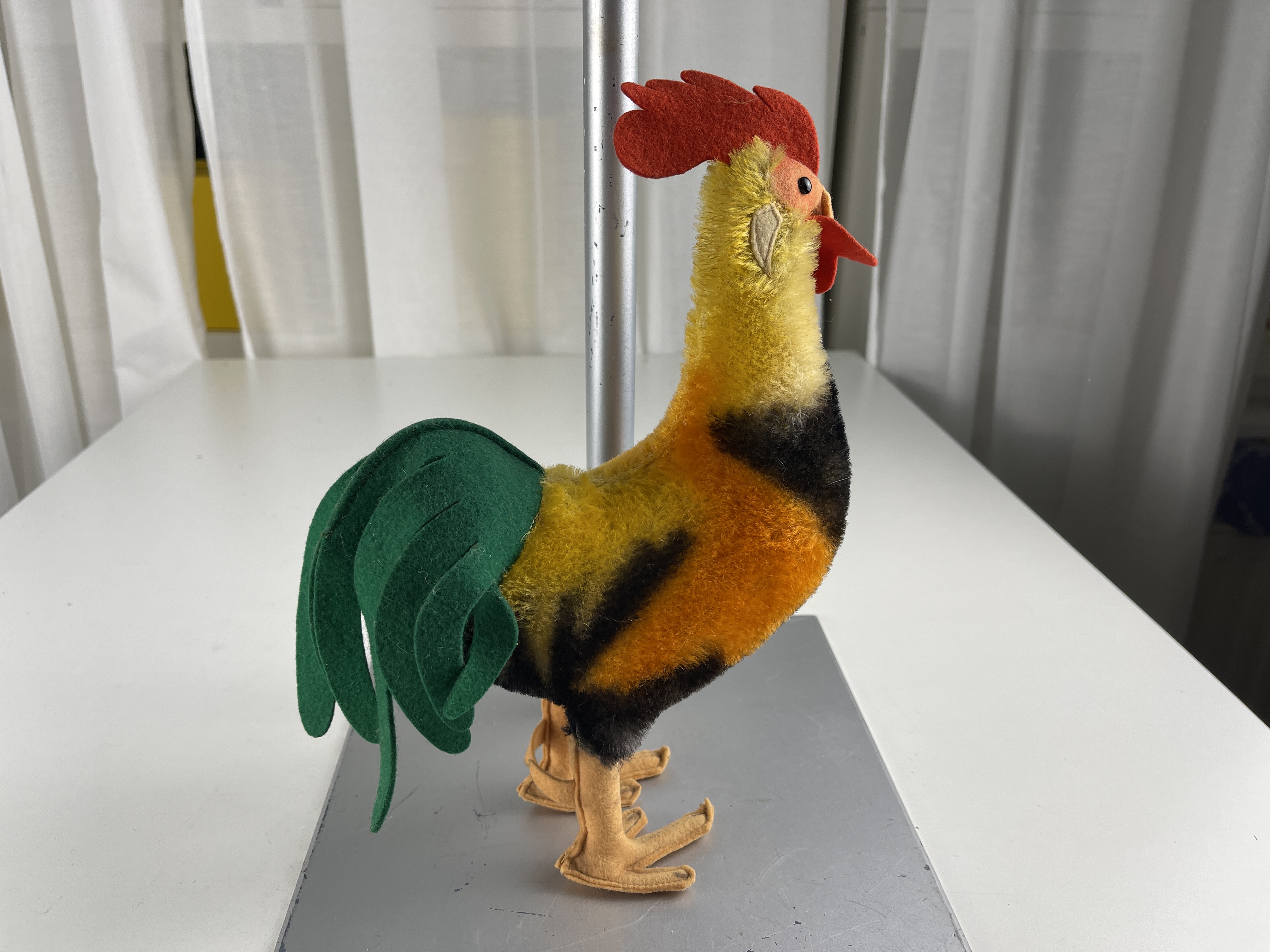 Steiff Tier Stofftier 3350/28 Hahn 28 cm. Top Zustand 