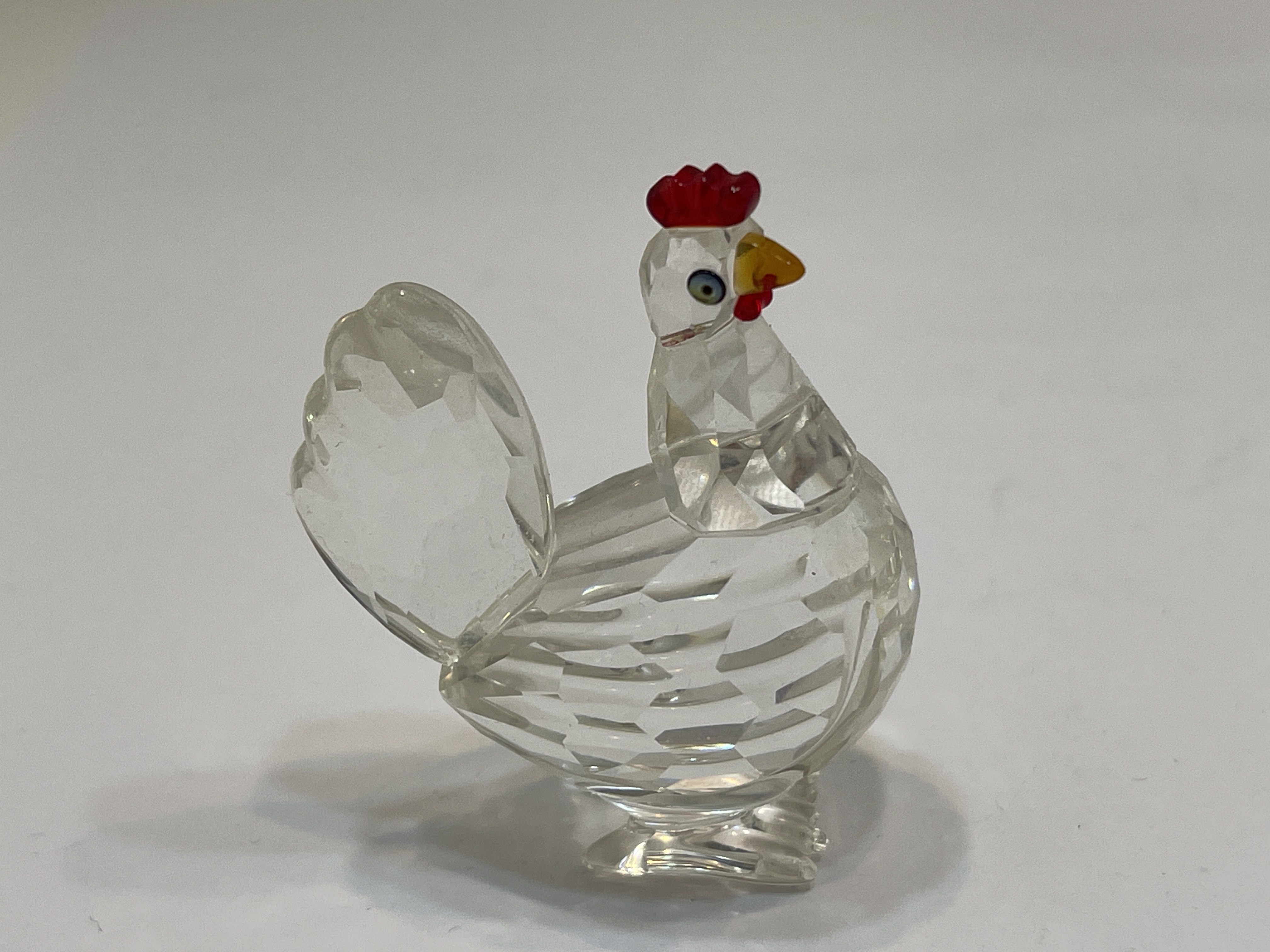 Swarovski Figur 608721 Kristall Henne 4,5 cm. - Top Zustand  