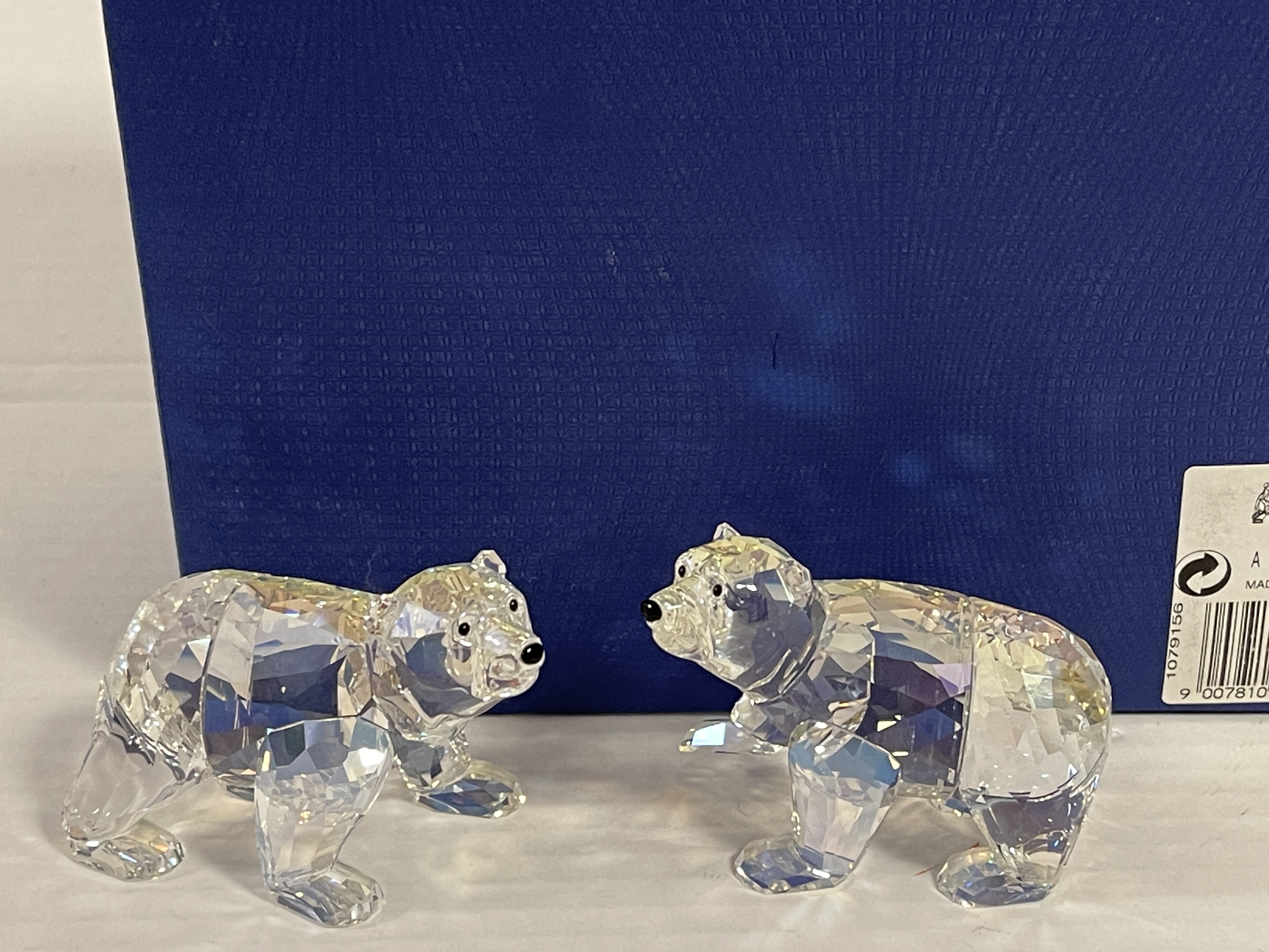  Swarovski Figur 1079156 Siku junge Eisbären 7,7 x 5,2 cm. Ovp & Zertifikat - Top Zustand 