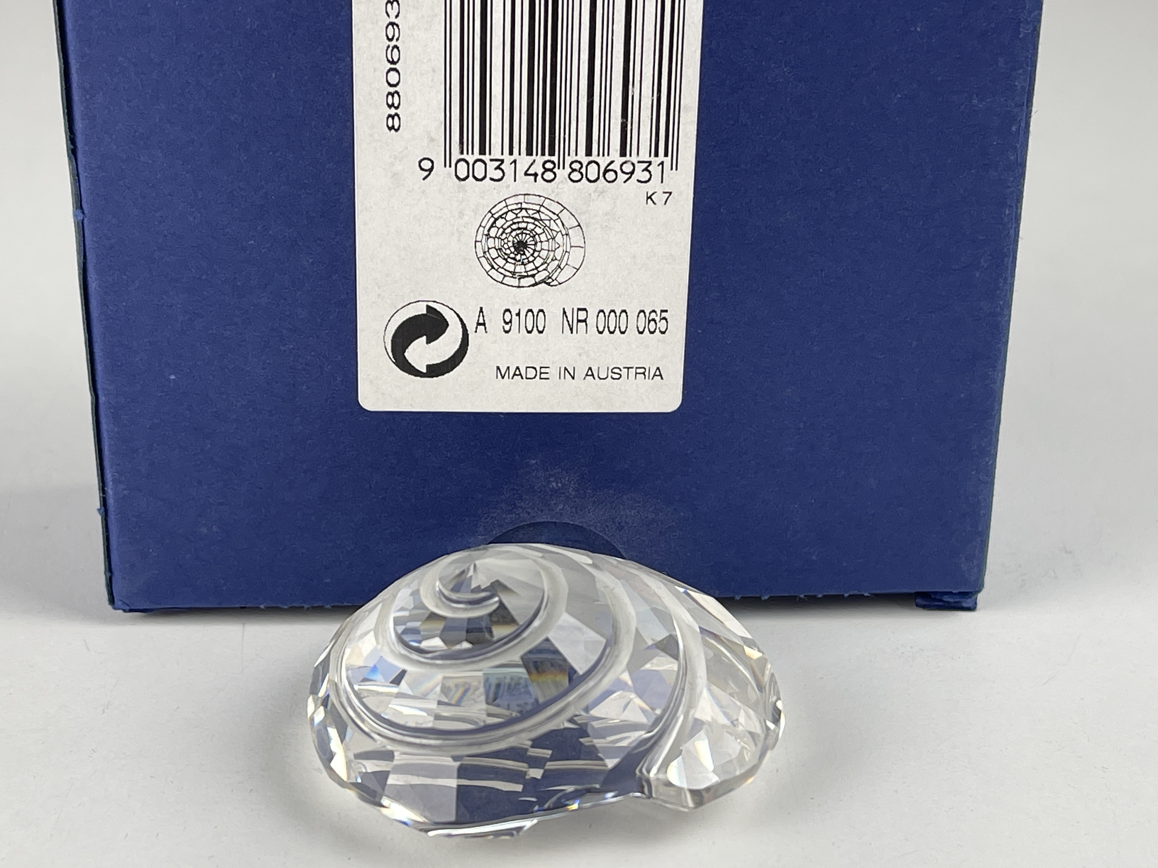 Swarovski Figur 880693 Muschel 5 cm mit Ovp & Zertifikat Top Zustand 