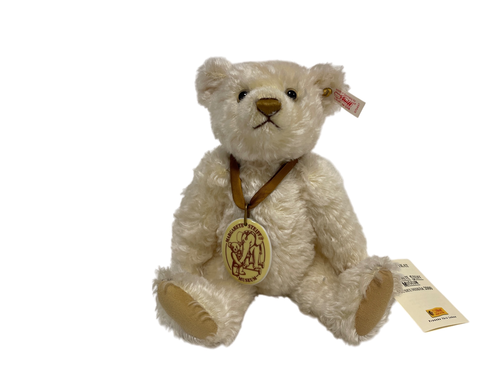 Steiff Tier 670497 Museumsbär 2000 Teddy Bär 30 cm. Top Zustand