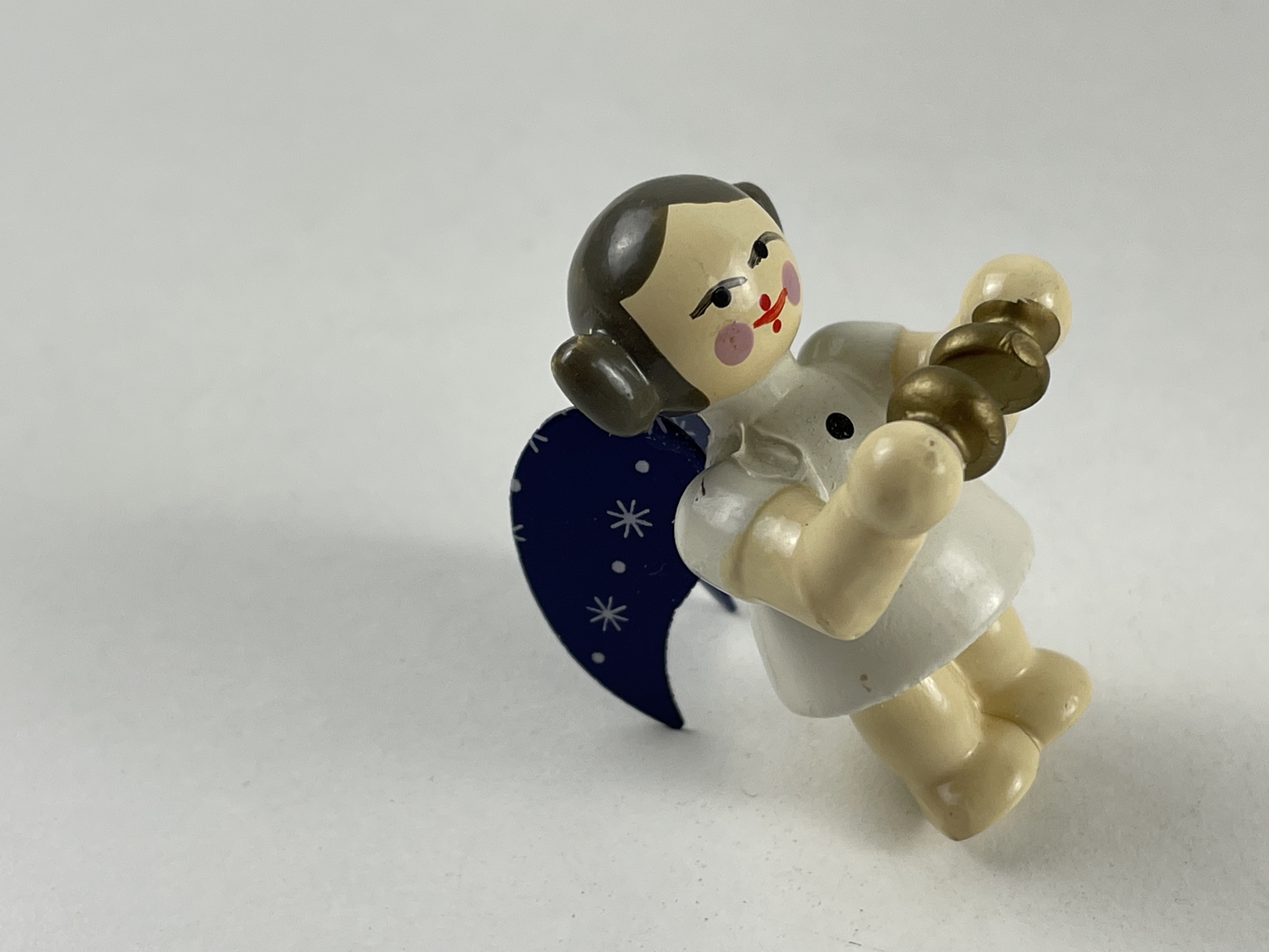 Erzgebirge Figur Engel 4,5 cm. Zustand siehe Fotos   Kopie