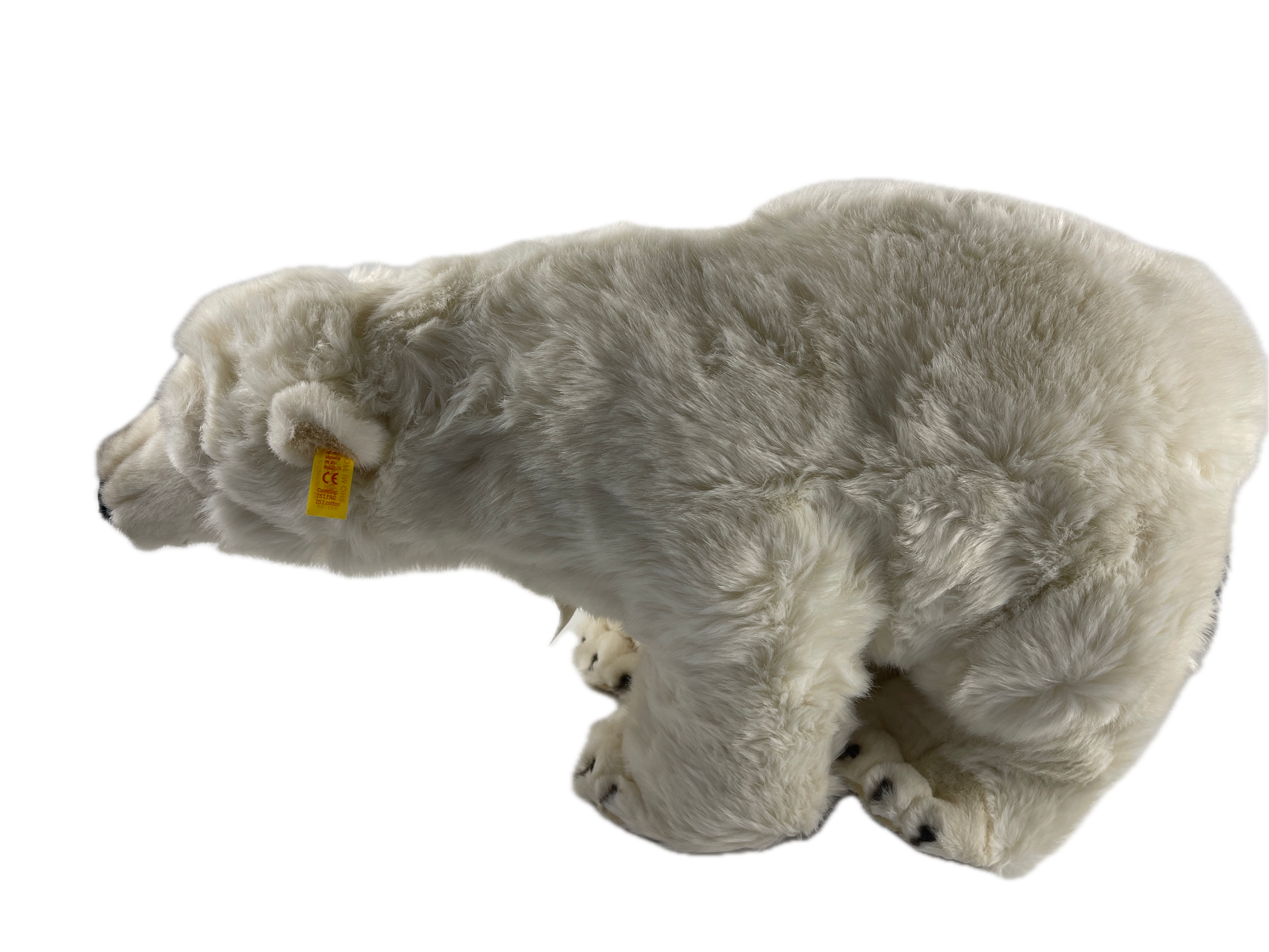 Steiff Tier 999758 Eisbär 25 x 55 cm.  Rauchgeruch