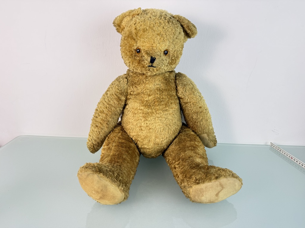 Alter Sammler Teddy Bär Künstlerbär 70 cm. Zustand Siehe Fotos 