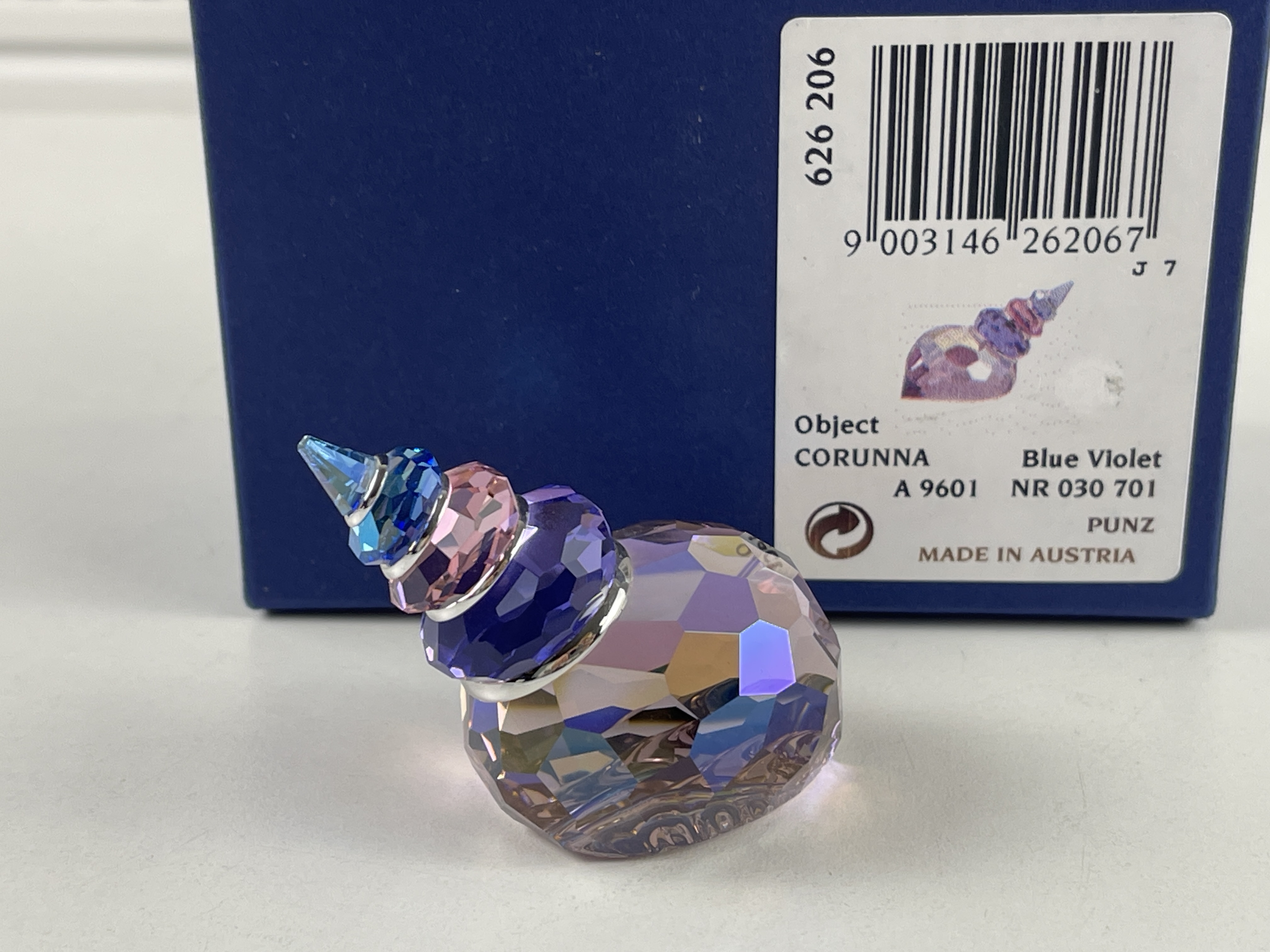 Swarovski Figur 626206 Muschel 6,7 cm Top Zustand Ovp Zertifikat 
