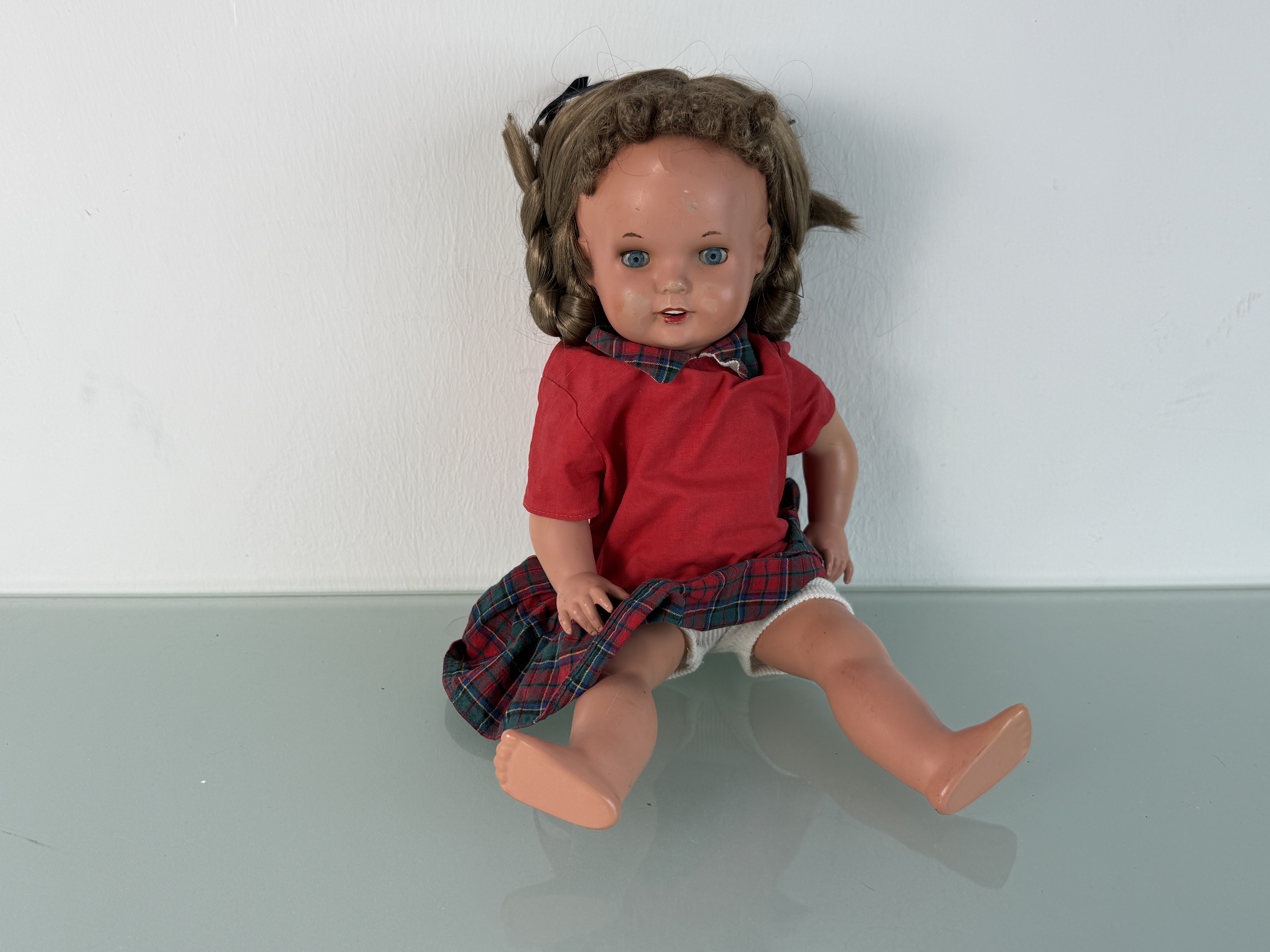 Schildkröt-Puppe Schildkrötpuppe Puppe 38 cm. Top Zustand 