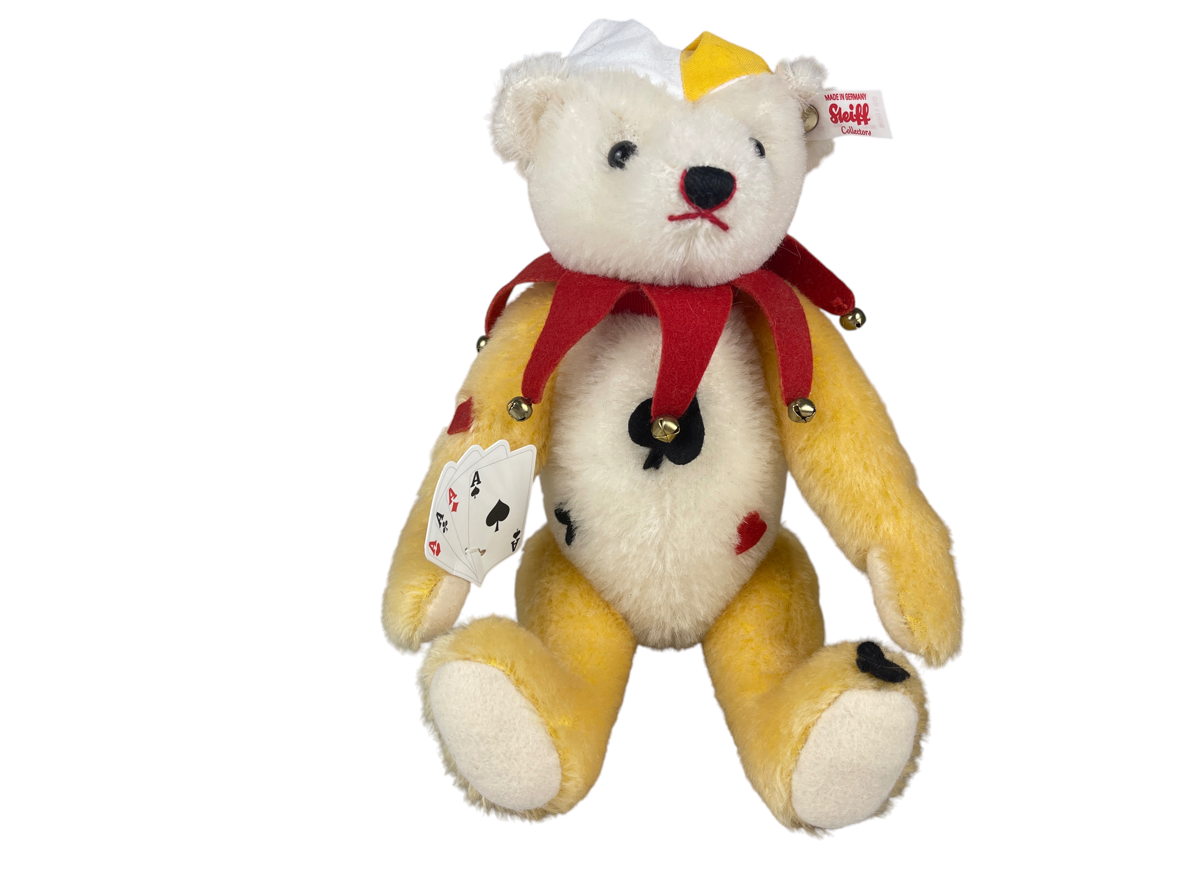Steiff Tier 021008 Teddy Bär Joker 28 cm. Top Zustand 