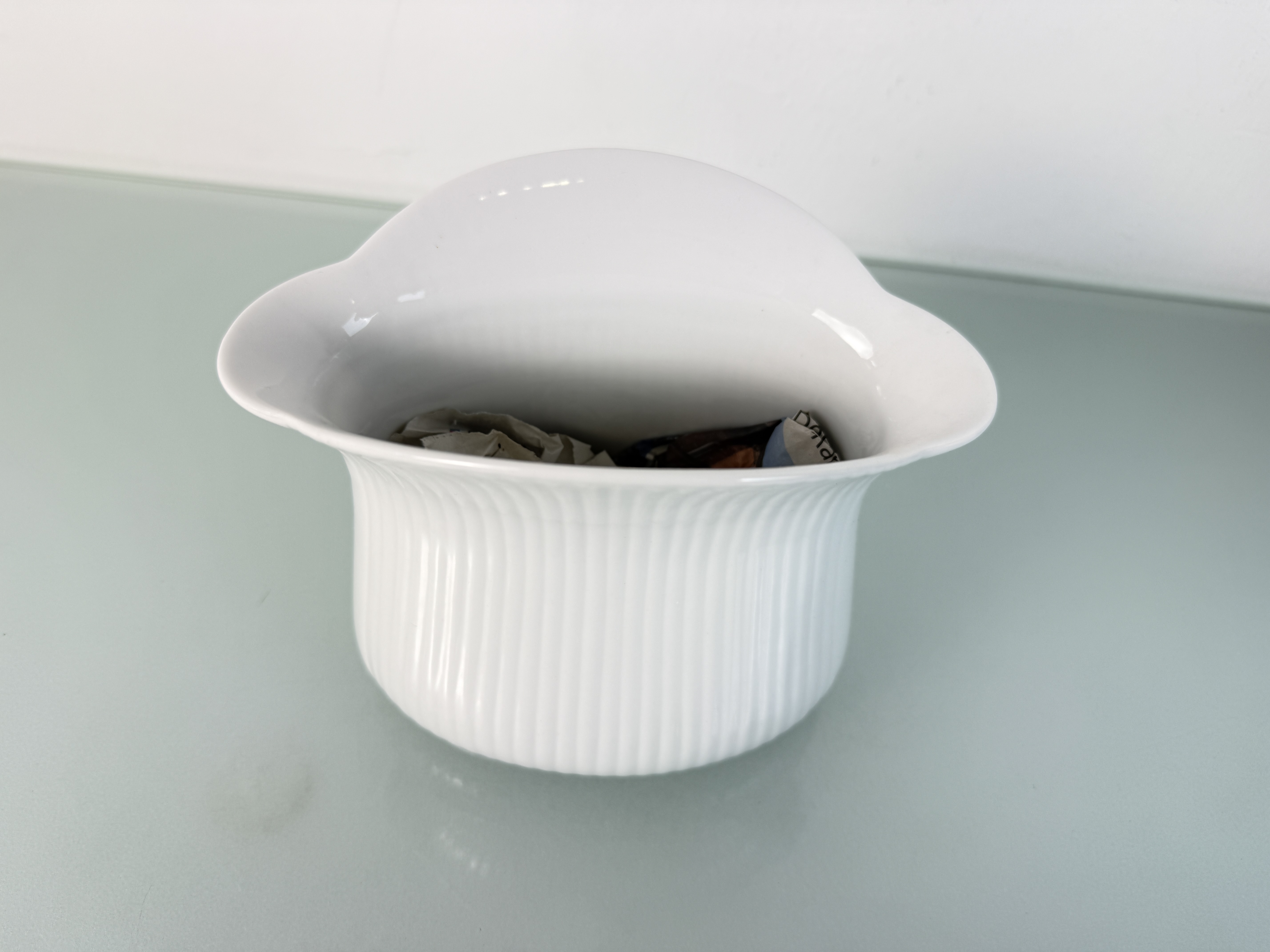 Kaiser Porzellan Vaso, Porcellana, Bianco (Weiß