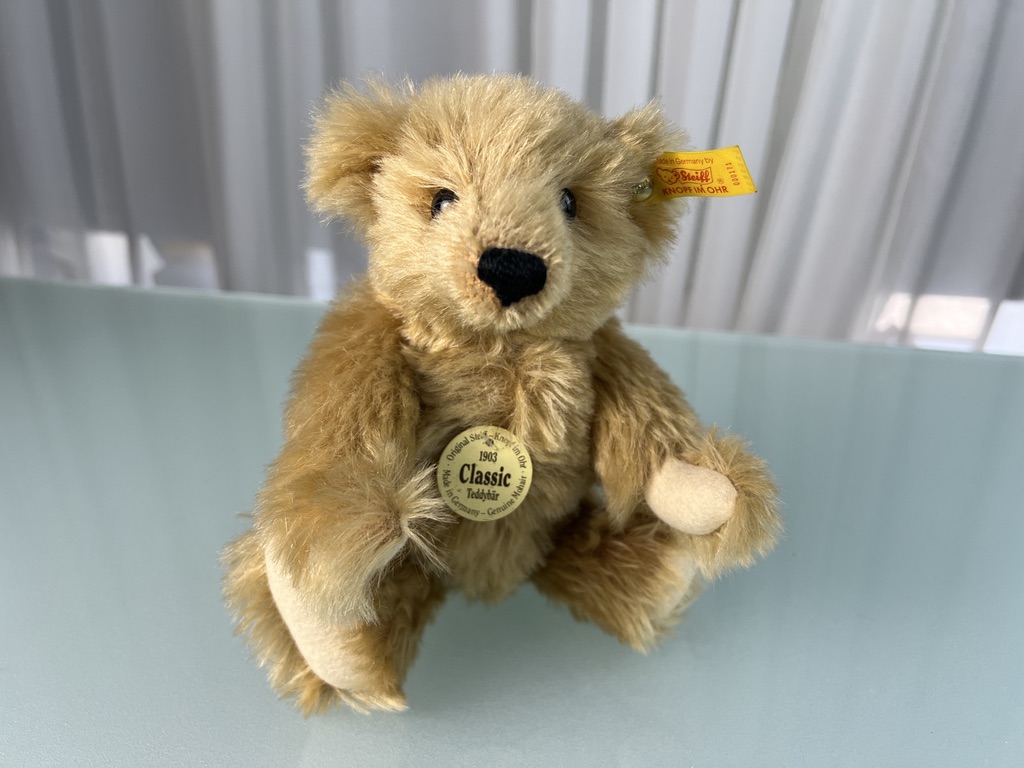 Steiff Tier 000171 - Teddy Bär Mr.Cinnamon 22 cm Top Zustand