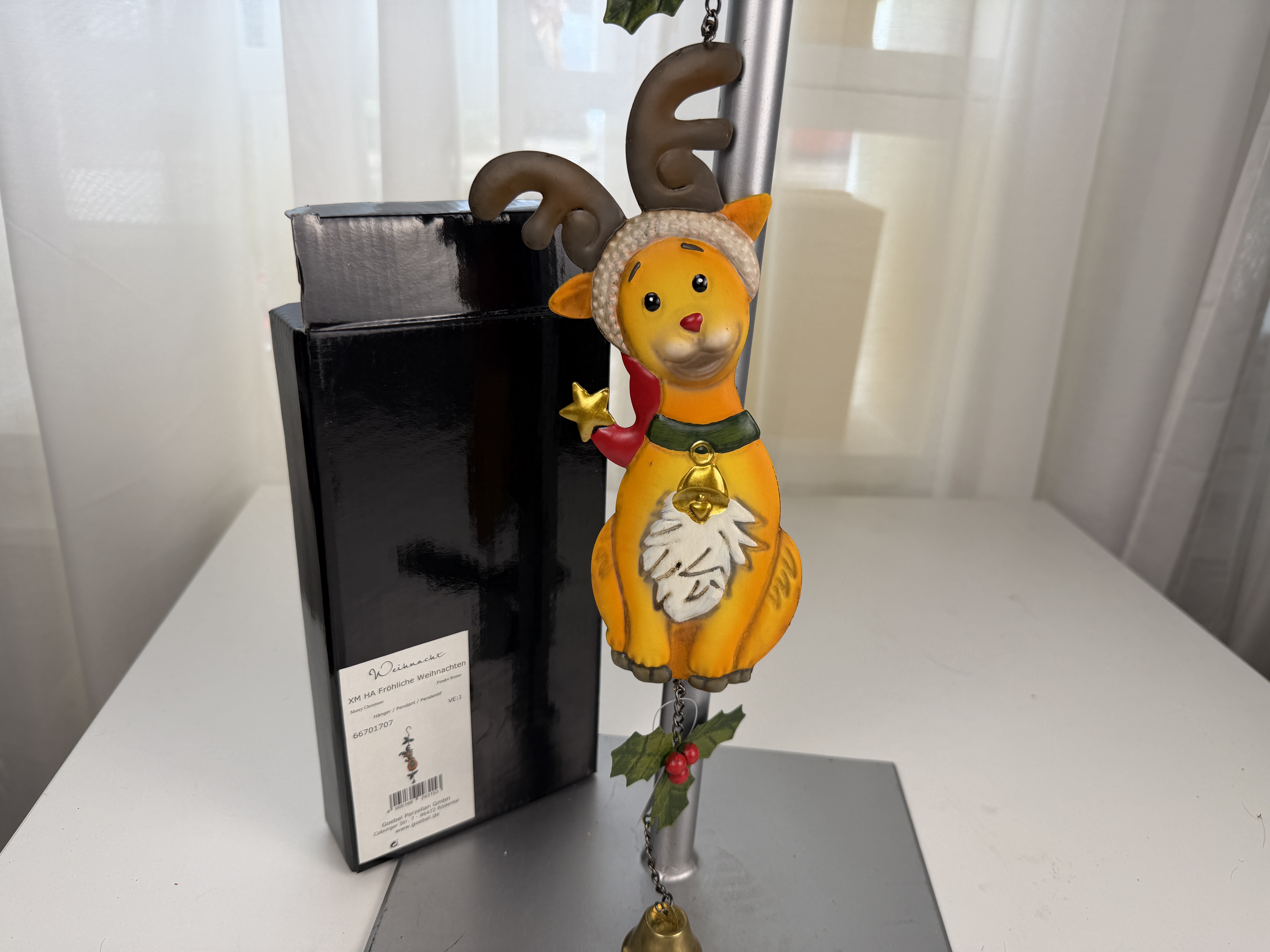 Goebel Figur Hänger Ornament XM HA Fröhliche Weihnachten 51,5 cm. Top Zustand  Goebel Figur Hänger Ornament XM HA Fröhliche Weihnachten 51,5 cm. Top Zustand