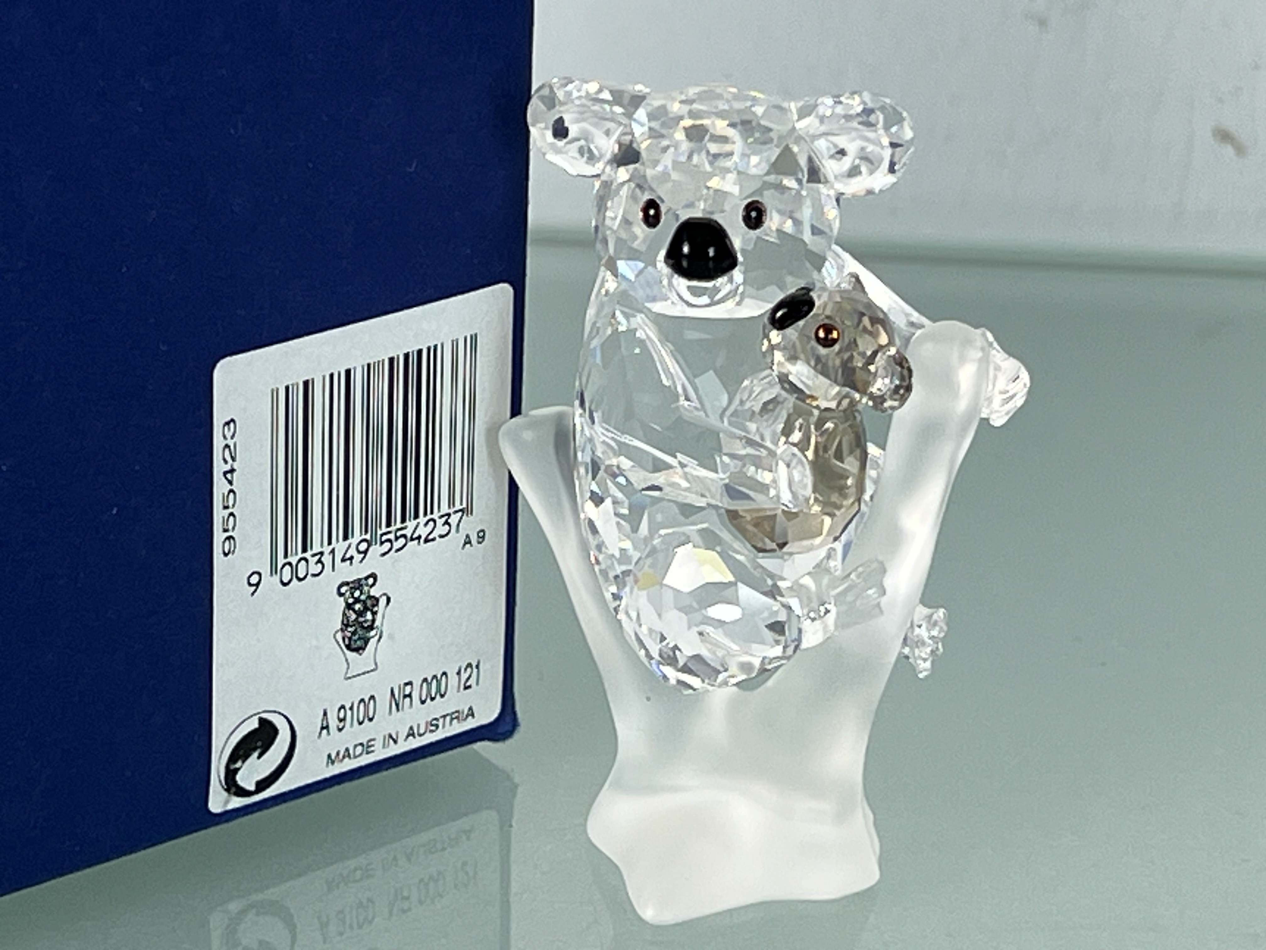 Swarovski Figur 955423 Koalas 7,7 cm. Ovp und Zertifikat Top Zustand