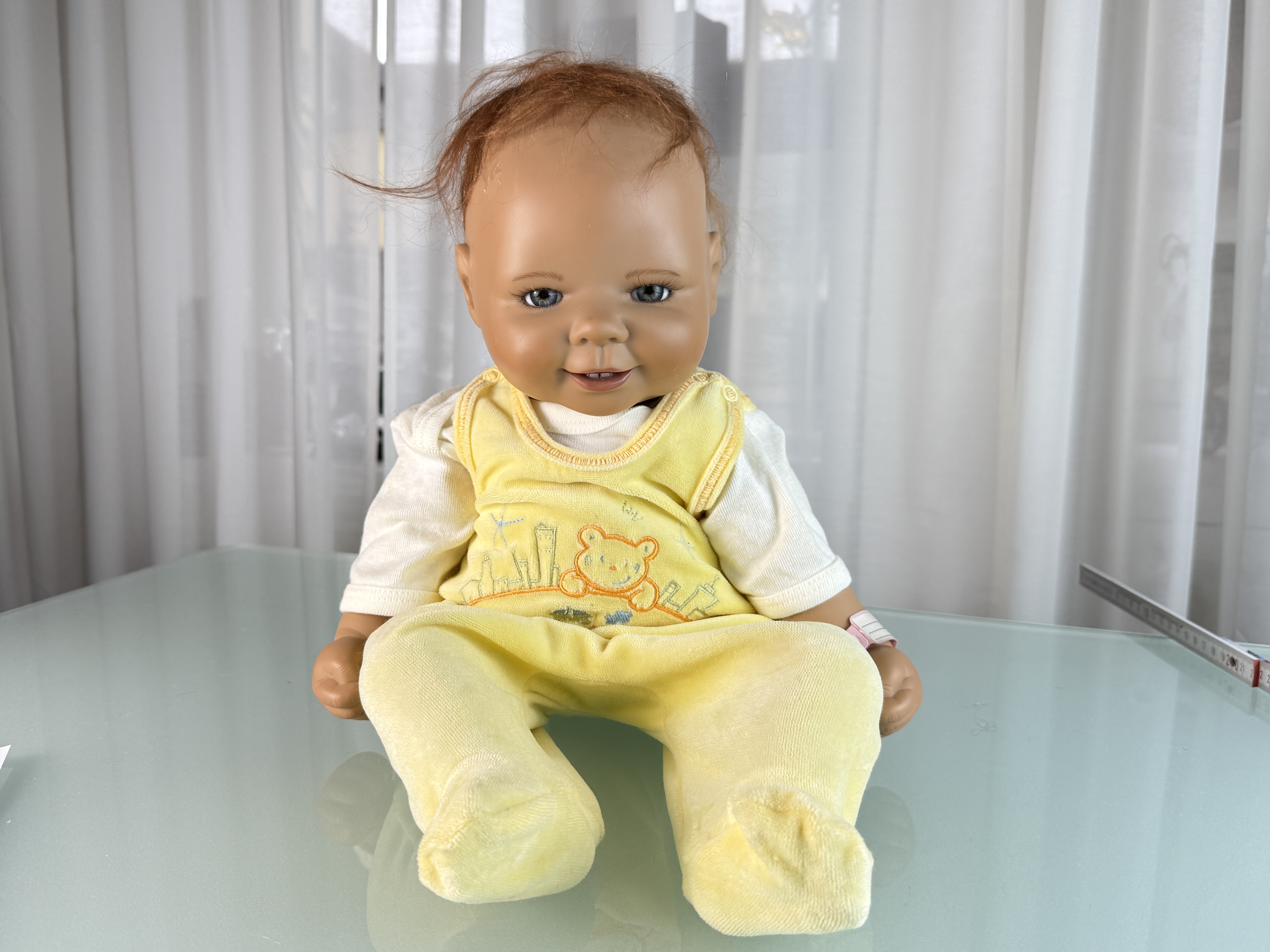 Künstlerpuppe Sigikid Sammler Vinyl Puppe 53 cm. Top Zustand 