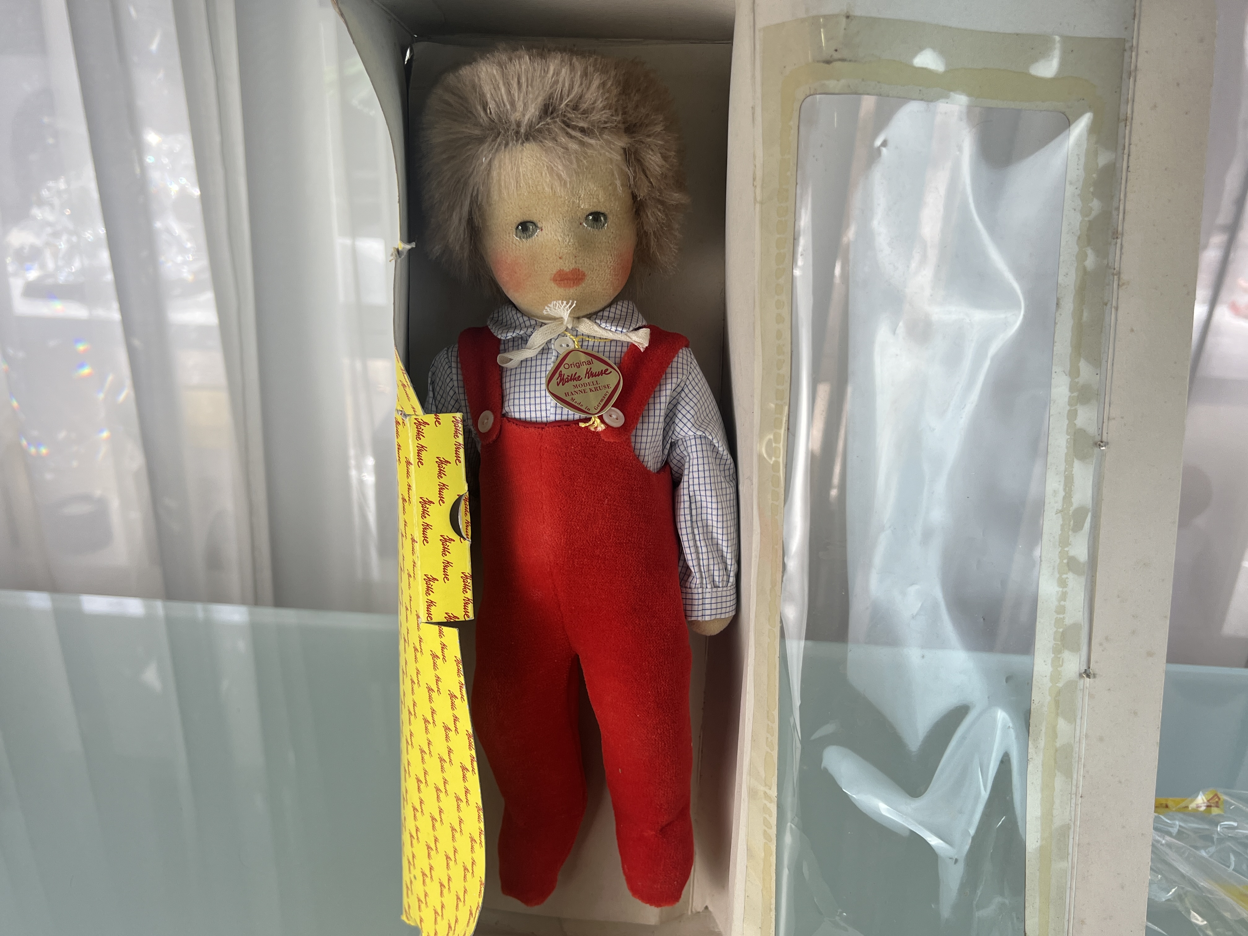 Käthe Kruse Puppe Sammlerpuppe 34 cm Top Zustand - Siehe Foto. 
