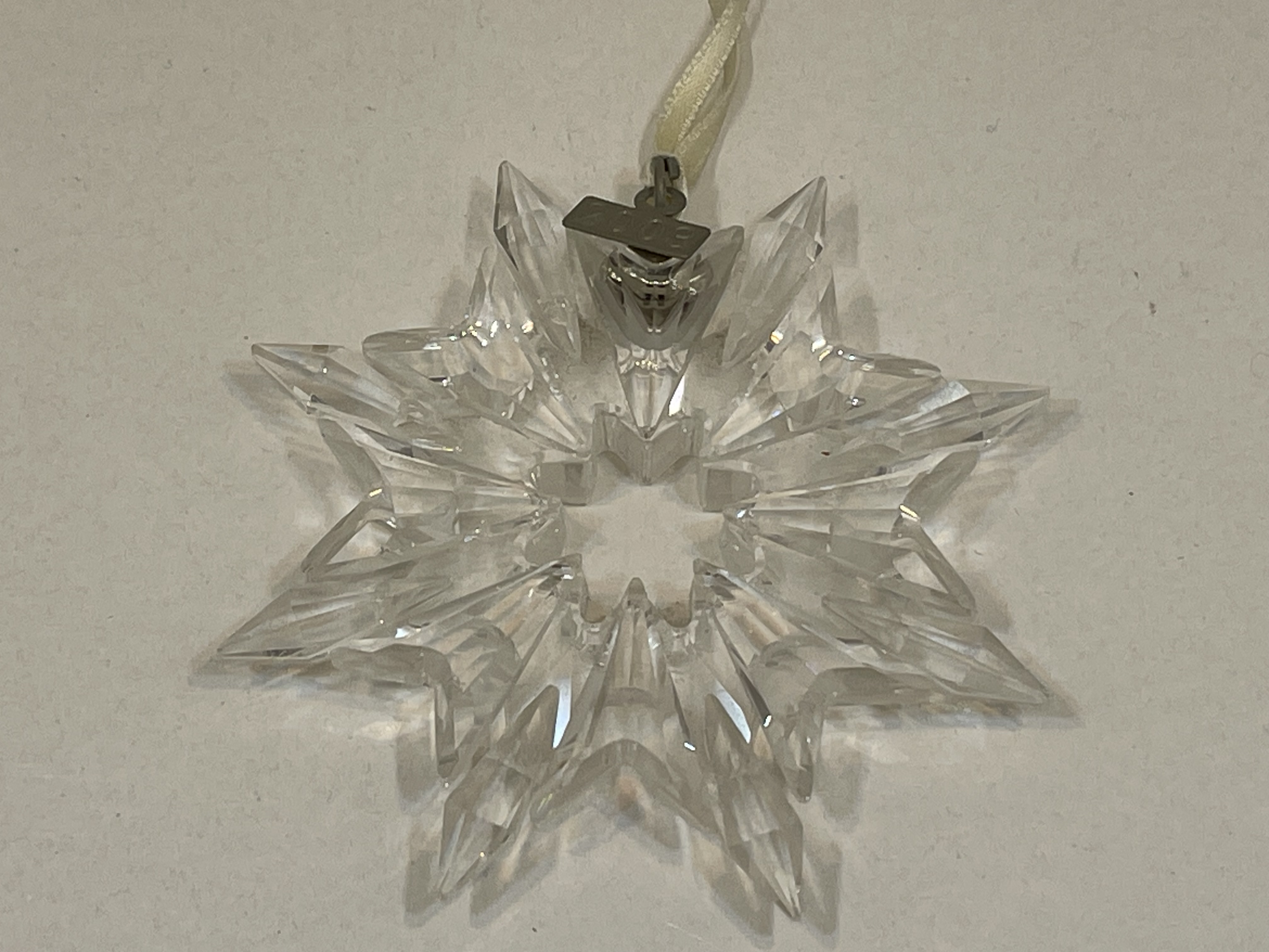Swarovski Figur 622498 Weihnachtsstern 2003 Groß 7,3 cm - Zustand  siehe Fotos 