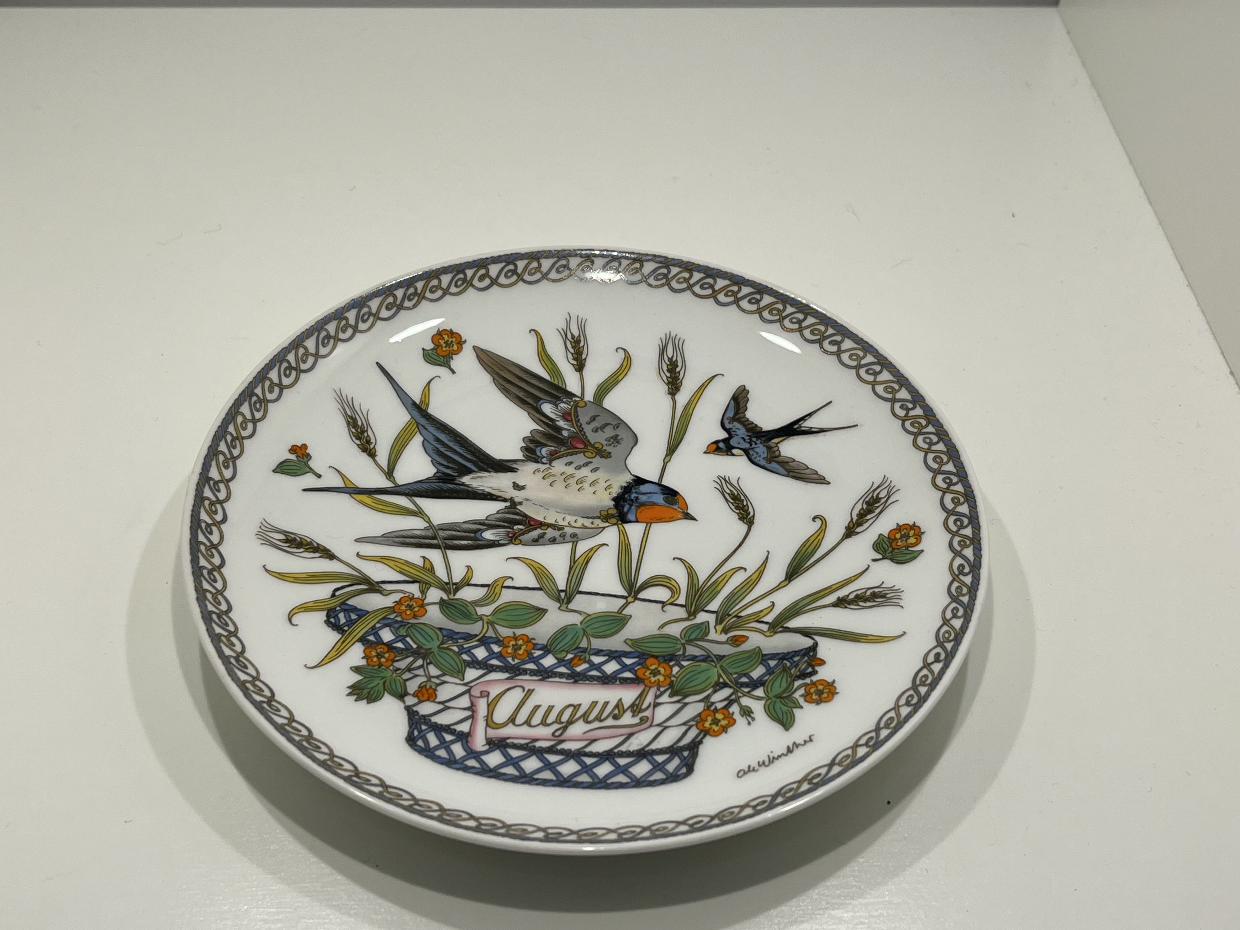 Sammlerteller Hutschenreuther Porzellan August 26 cm Ø. 1 Wahl Top Zustand   