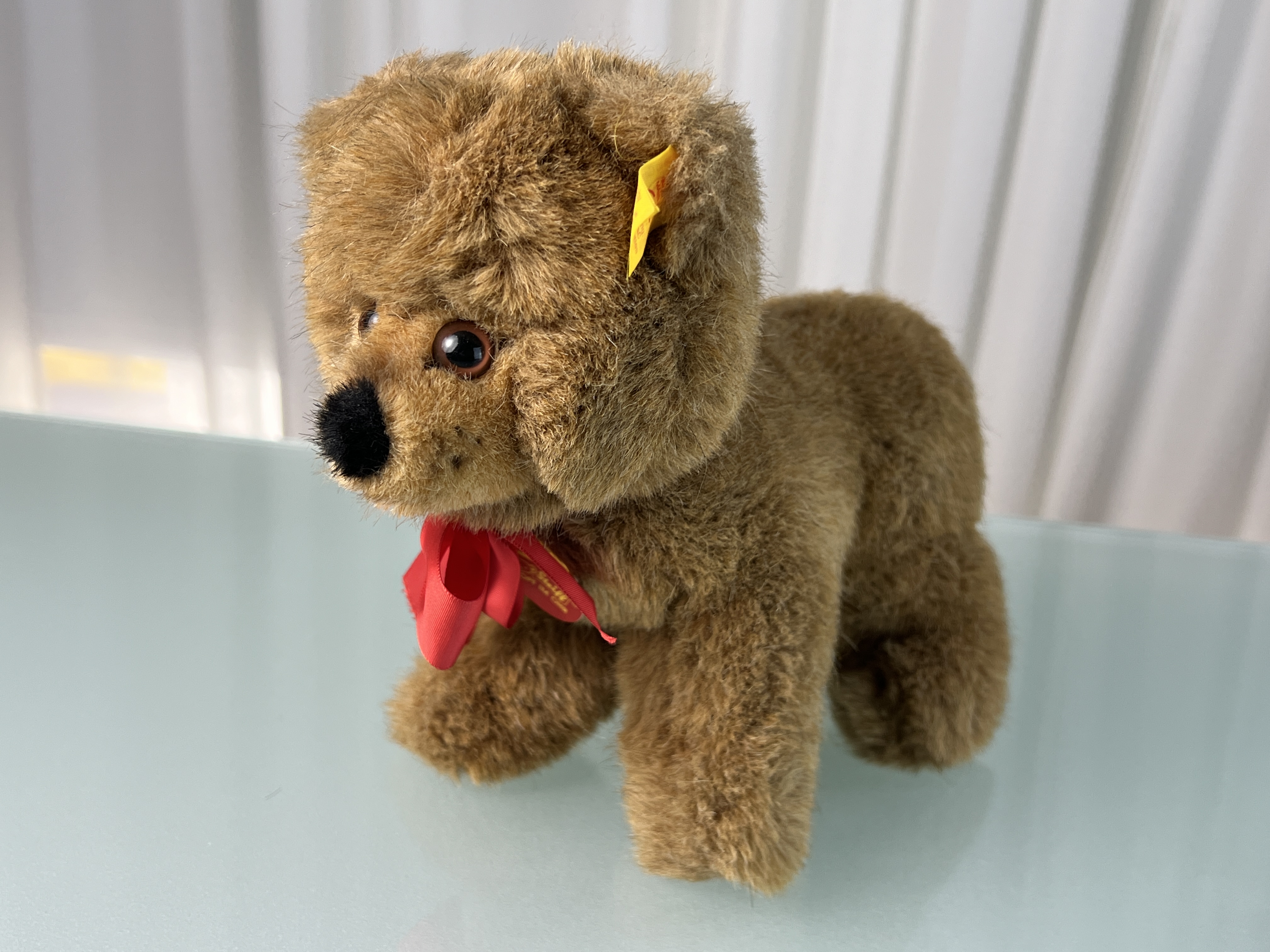 Steiff Tier 081255 Teddybär 19 x 22 cm. Top Zustand 