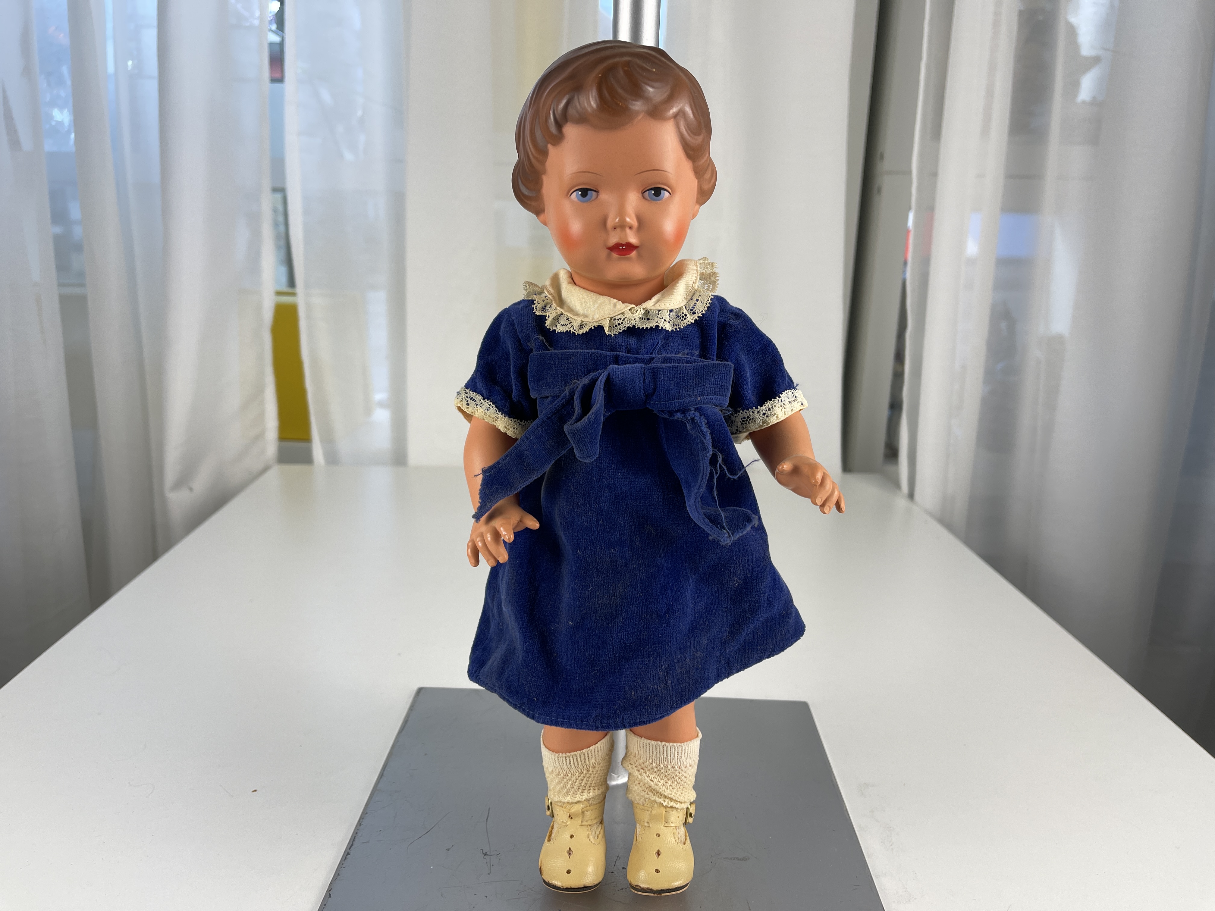 Schildkröt-Puppe Schildkrötpuppe Puppe 36 cm. Zustand siehe Fotos Raucherhaushalt 