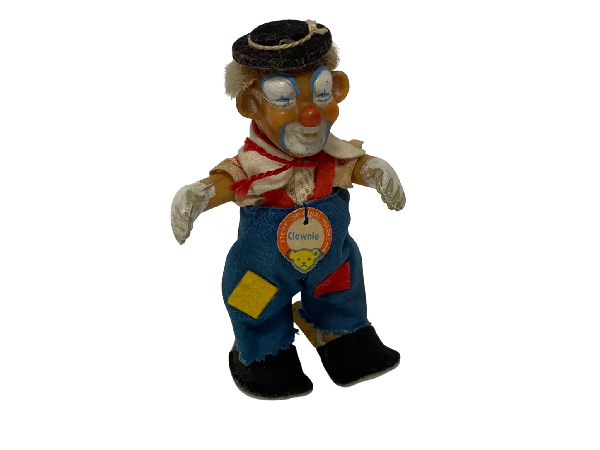 Steiff Tier 8714.00 Clown 12 cm. Zustand siehe Fotos 