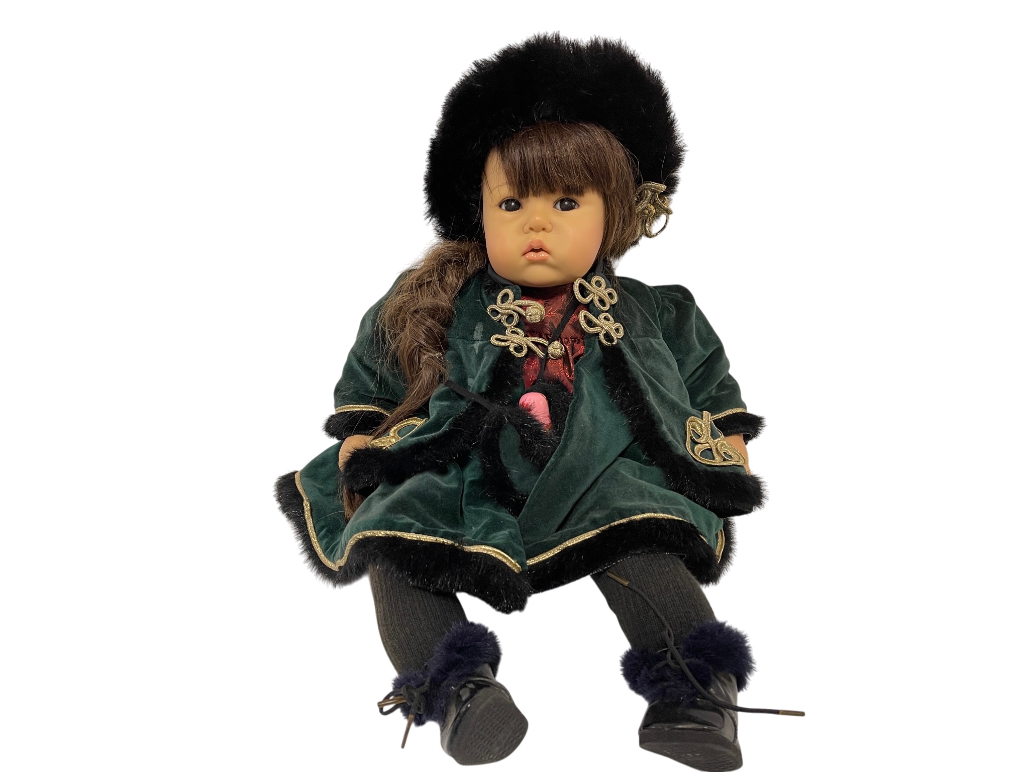 Götz Carin Lossnitzer Künstlerpuppe Vinyl Puppe 50 cm. Top Zustand  