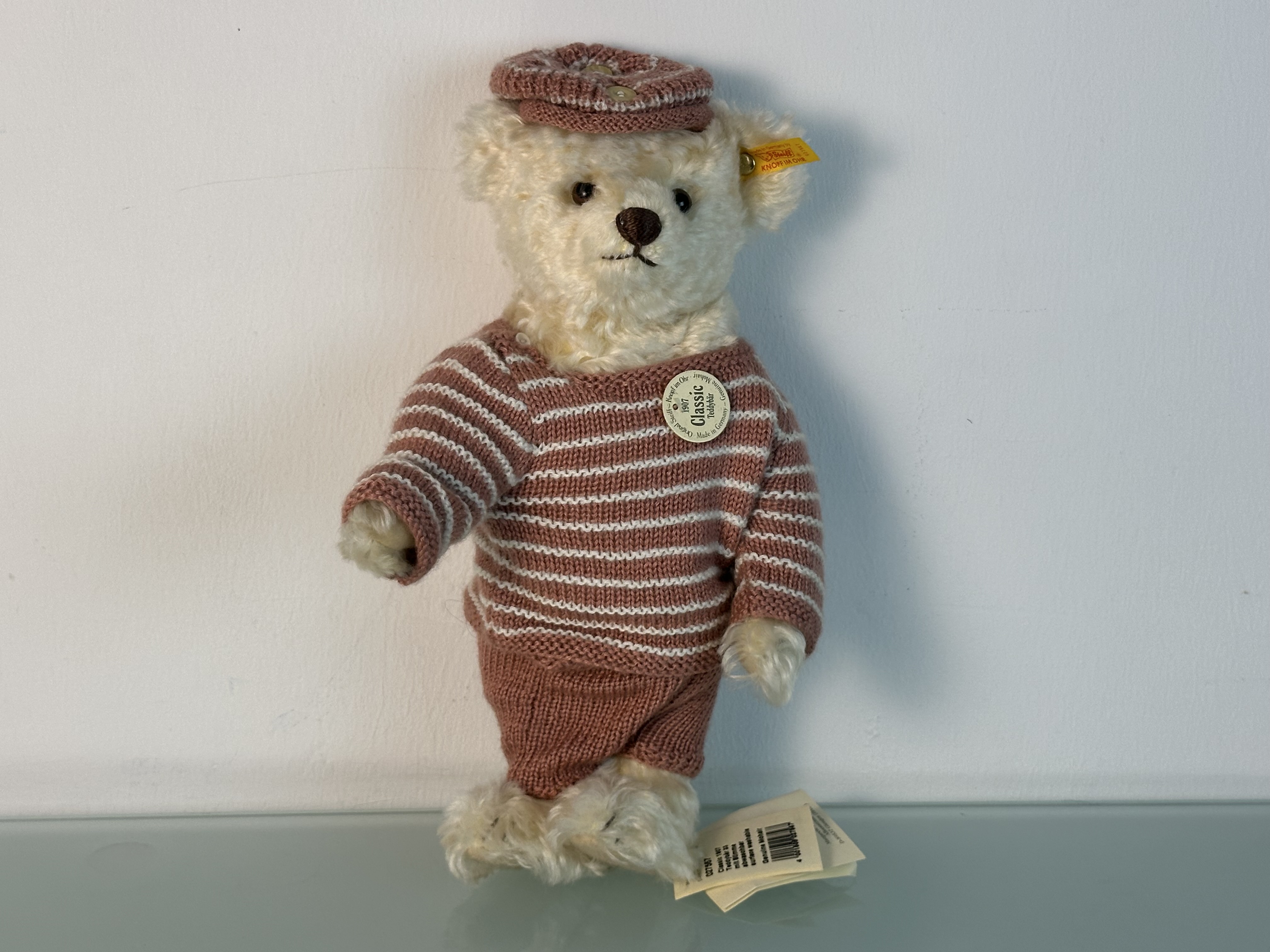 Steiff Tier 027567 Classic 1907 Teddy Bär 33 cm. Top Zustand