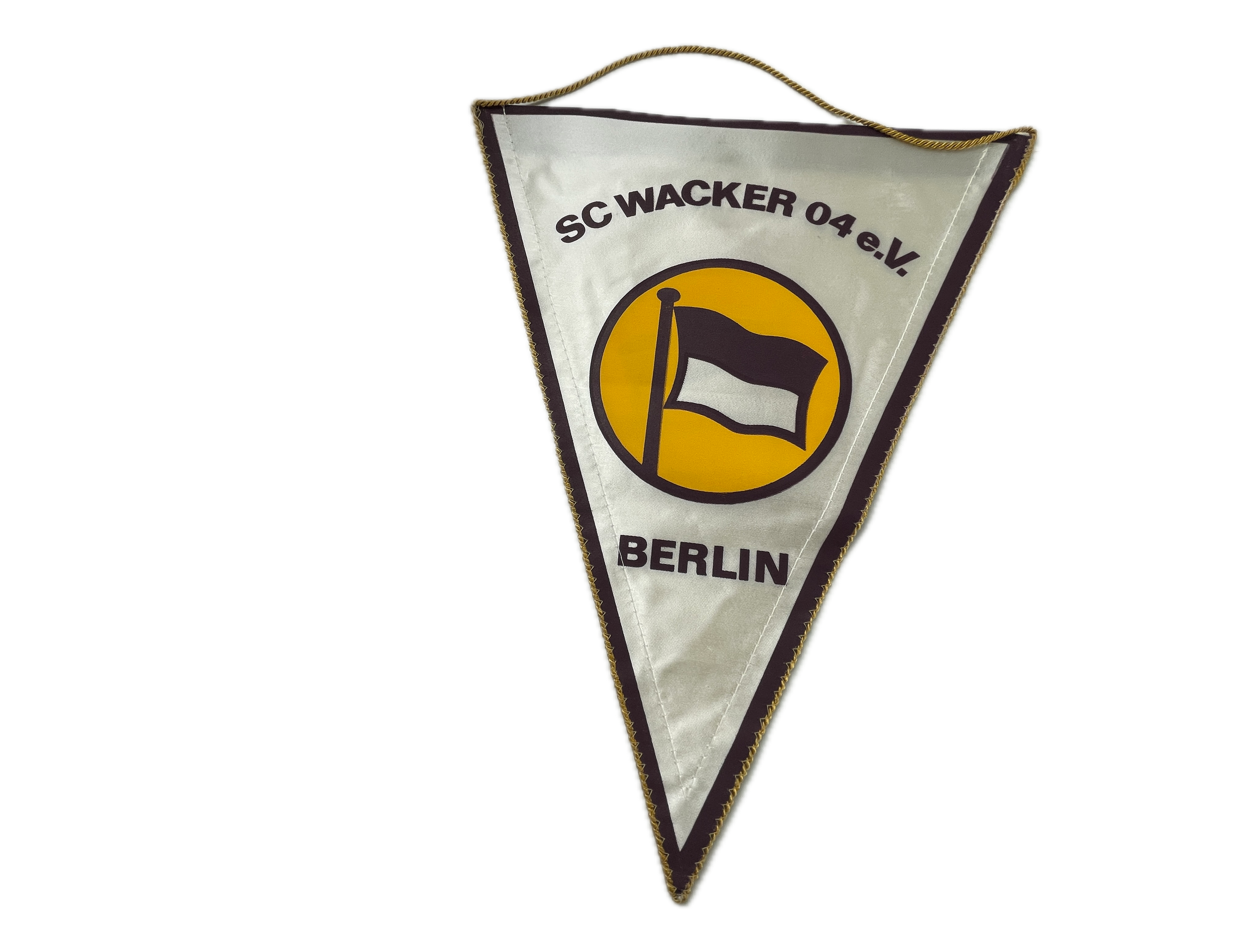 Sammler Wimpel SC Wacker 04 e.v Berlin 35 cm - Top  Zustand 