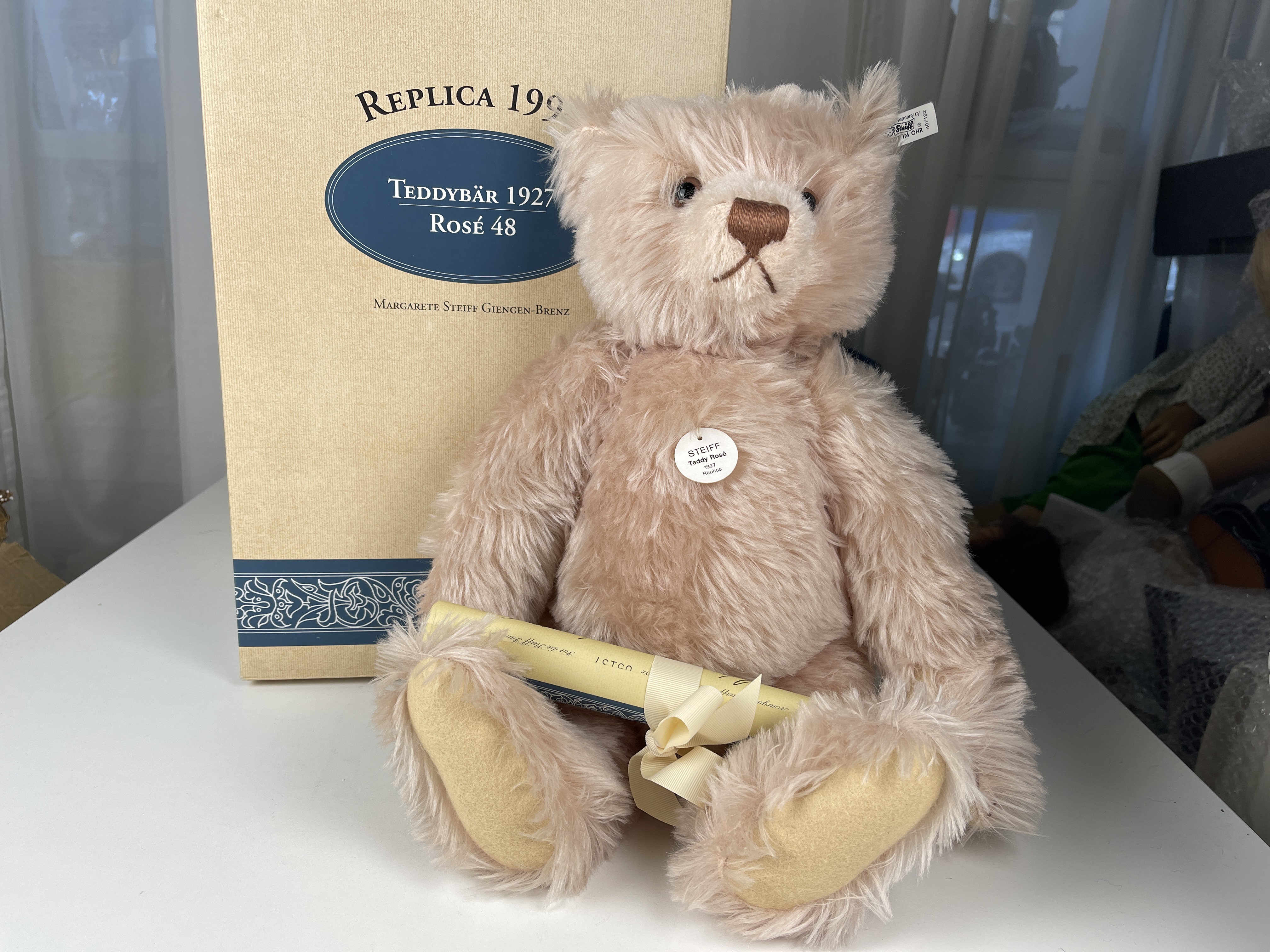 Steiff Tier 407192 Replica 1994 Teddy Bär 48 cm. Ovp. Top Zustand