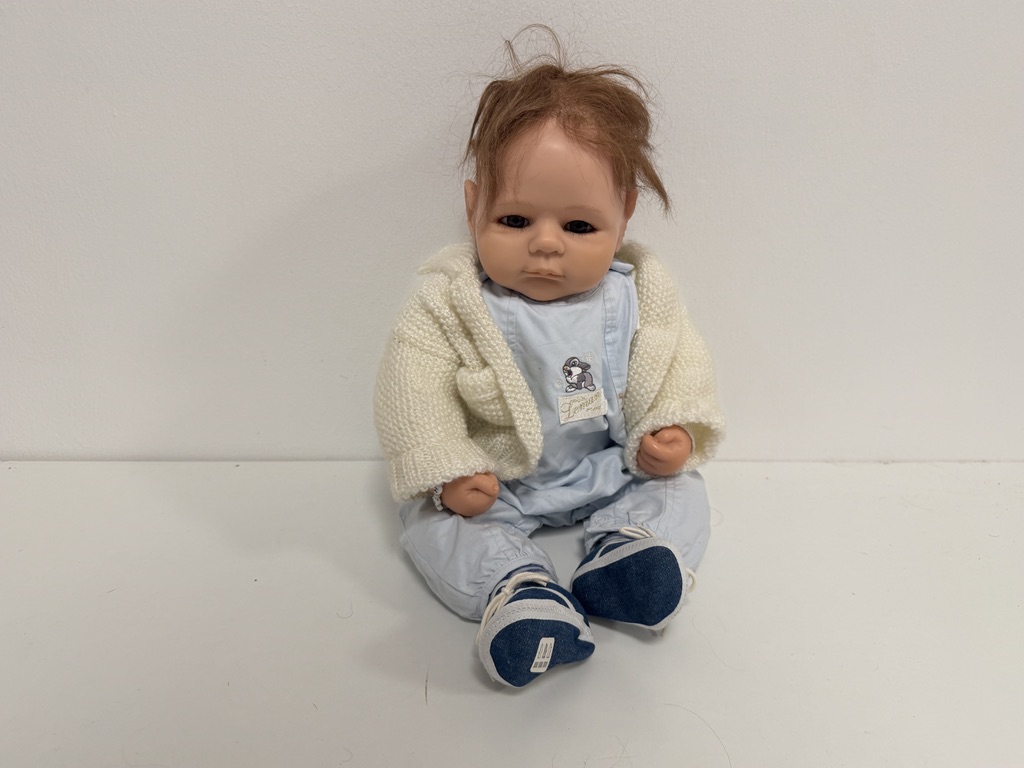 Brigitte Leman Künstlerpuppe Resin Puppe 54 cm. Top Zustand 