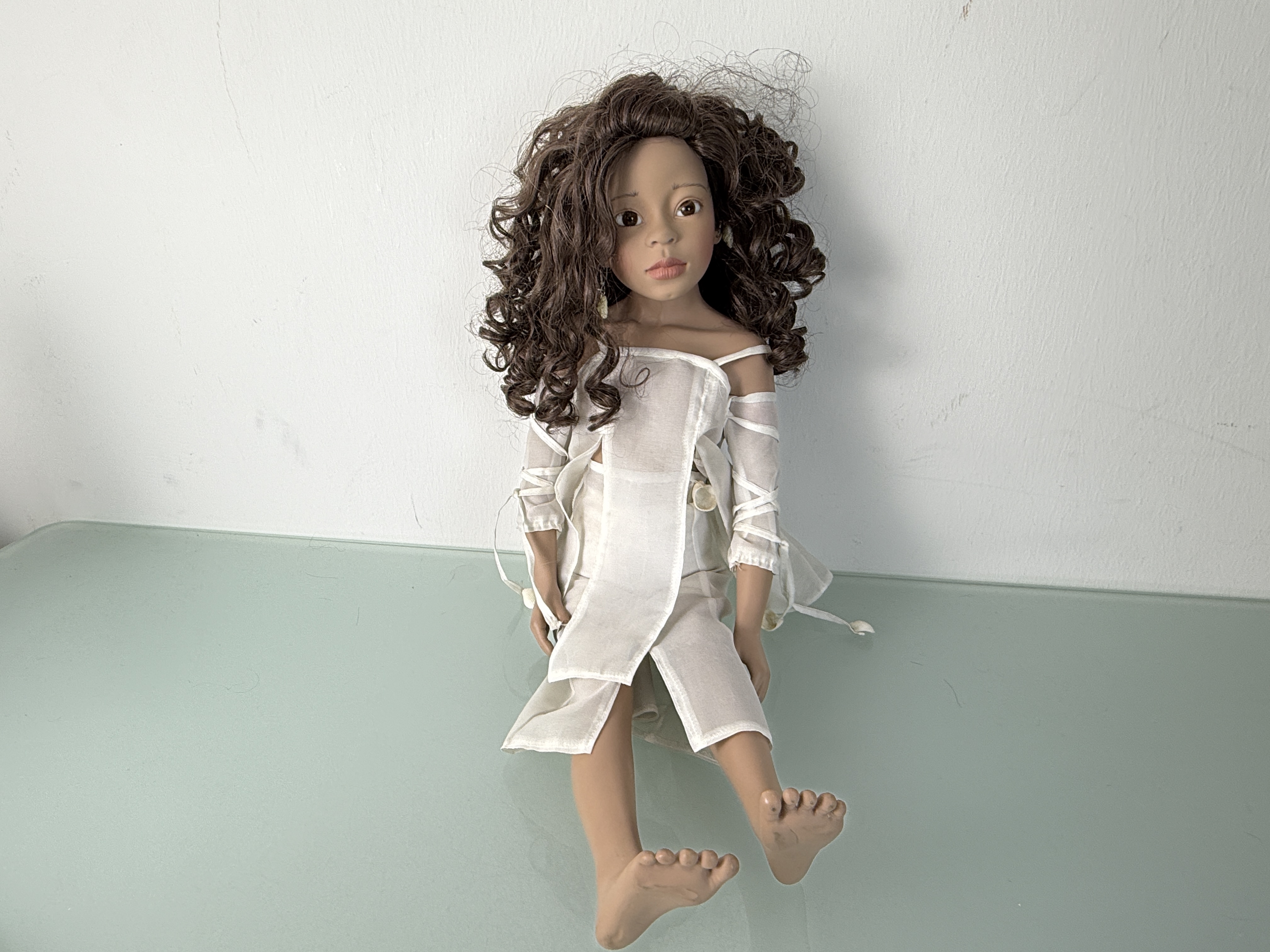 Künstlerpuppe Philip Heath Künstlerpuppe Vinyl Puppe 62 cm. Top Zustand  
