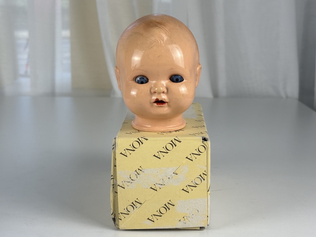 Schildkröt-Puppe Schildkrötpuppe Puppe Kopf für 35 cm Große Puppe. Zustand siehe Fotos