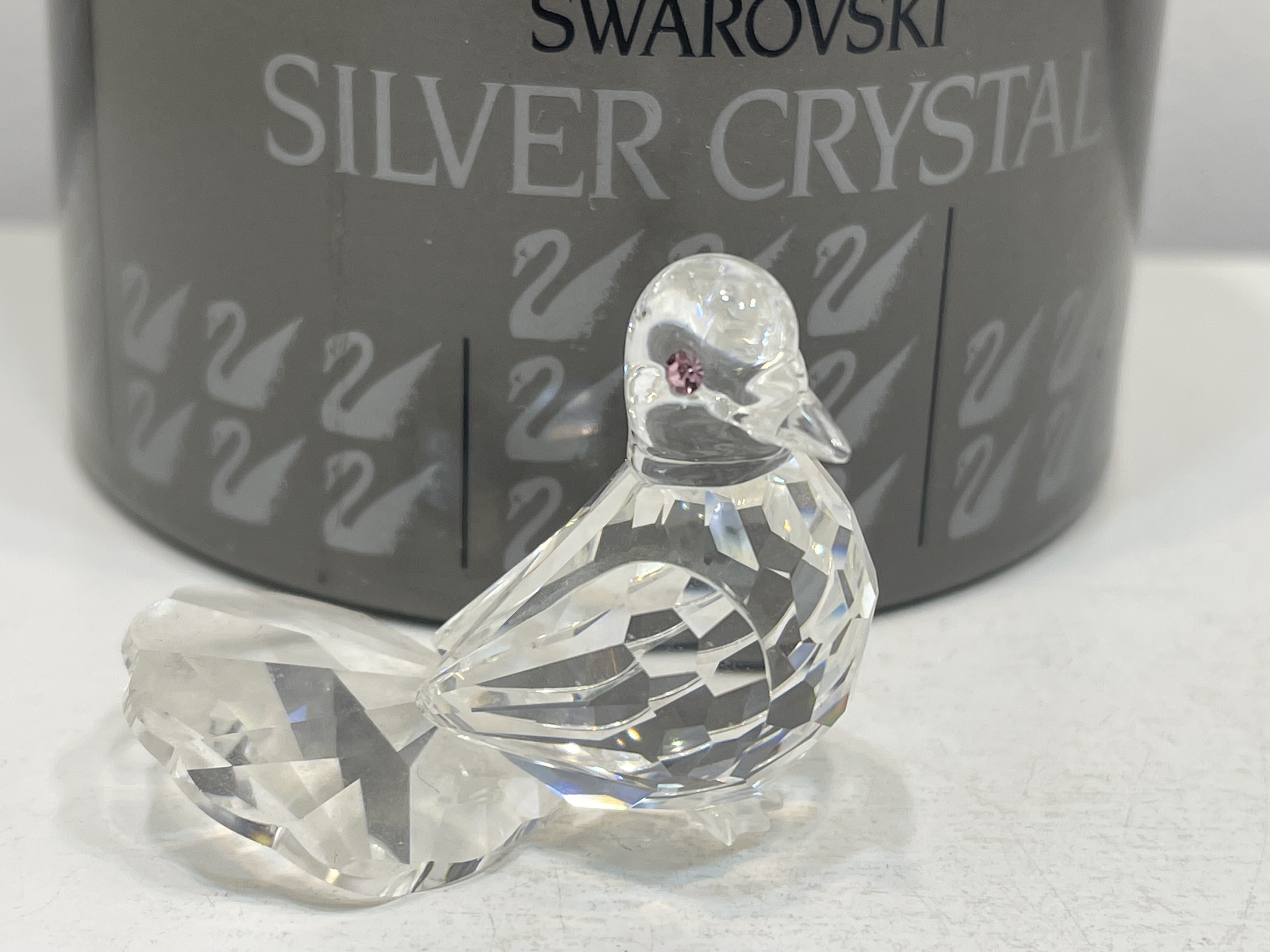  Swarovski Figur 191696 Taube 4,5 cm. Mit OVP + Zertifikat. Top Zustand 
