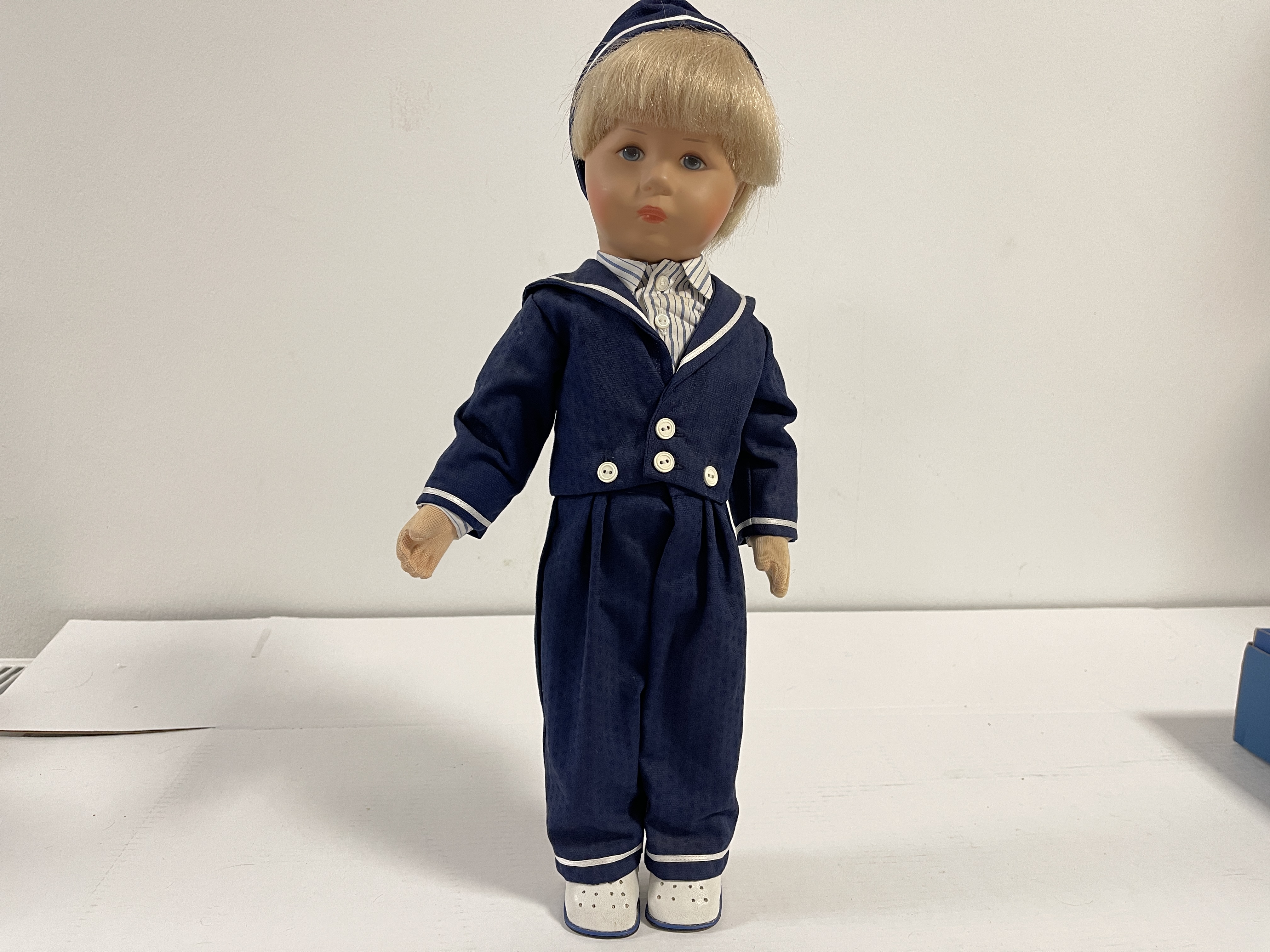 Käthe Kruse Sammlerpuppe Puppe 45 cm Top Zustand 